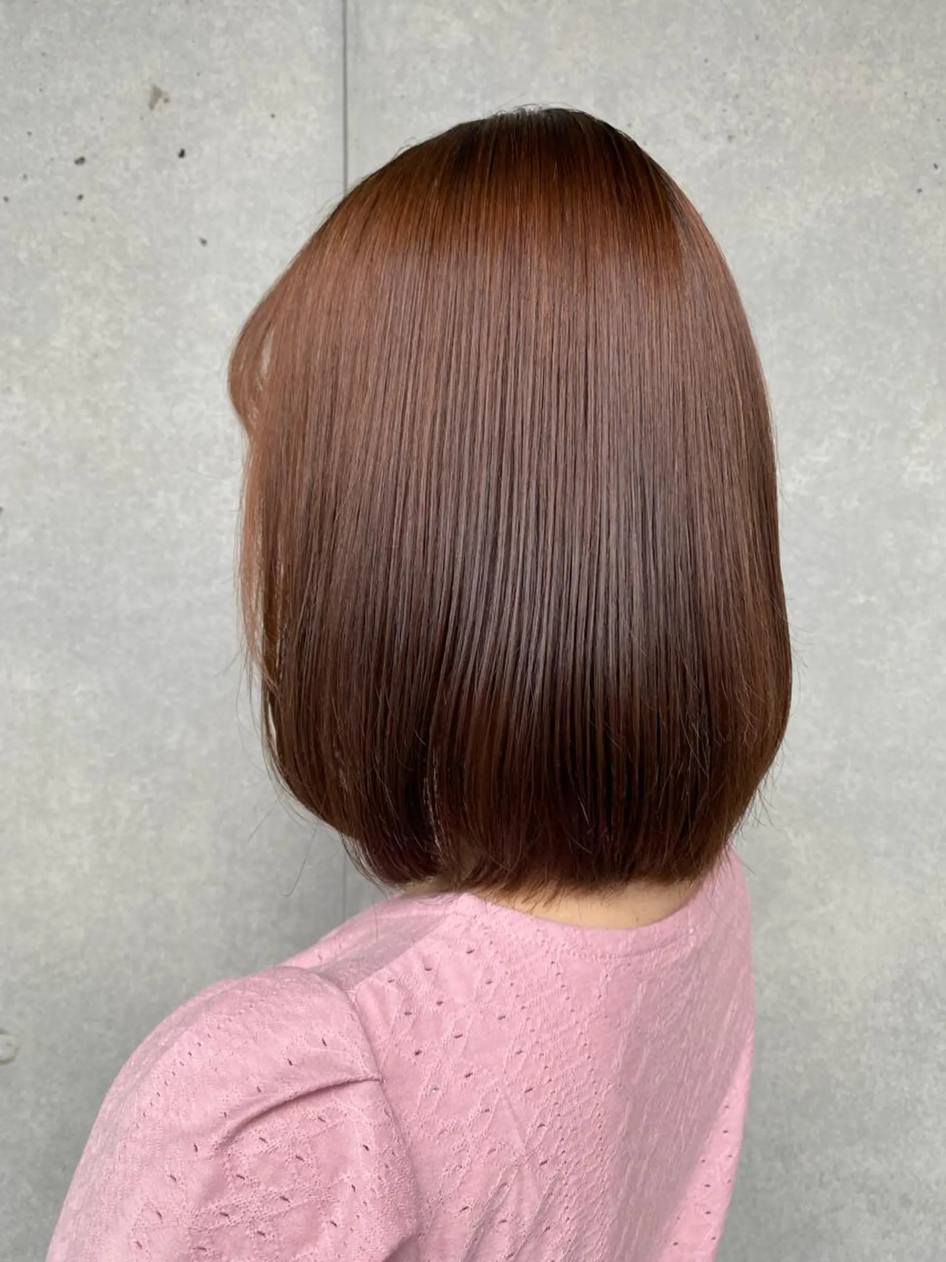 ミディアム ボブ 髪質改善 ヘアカラー トリートメント 髪質改善美容師 廣瀬雄太の眉毛・アイブロウイメージ