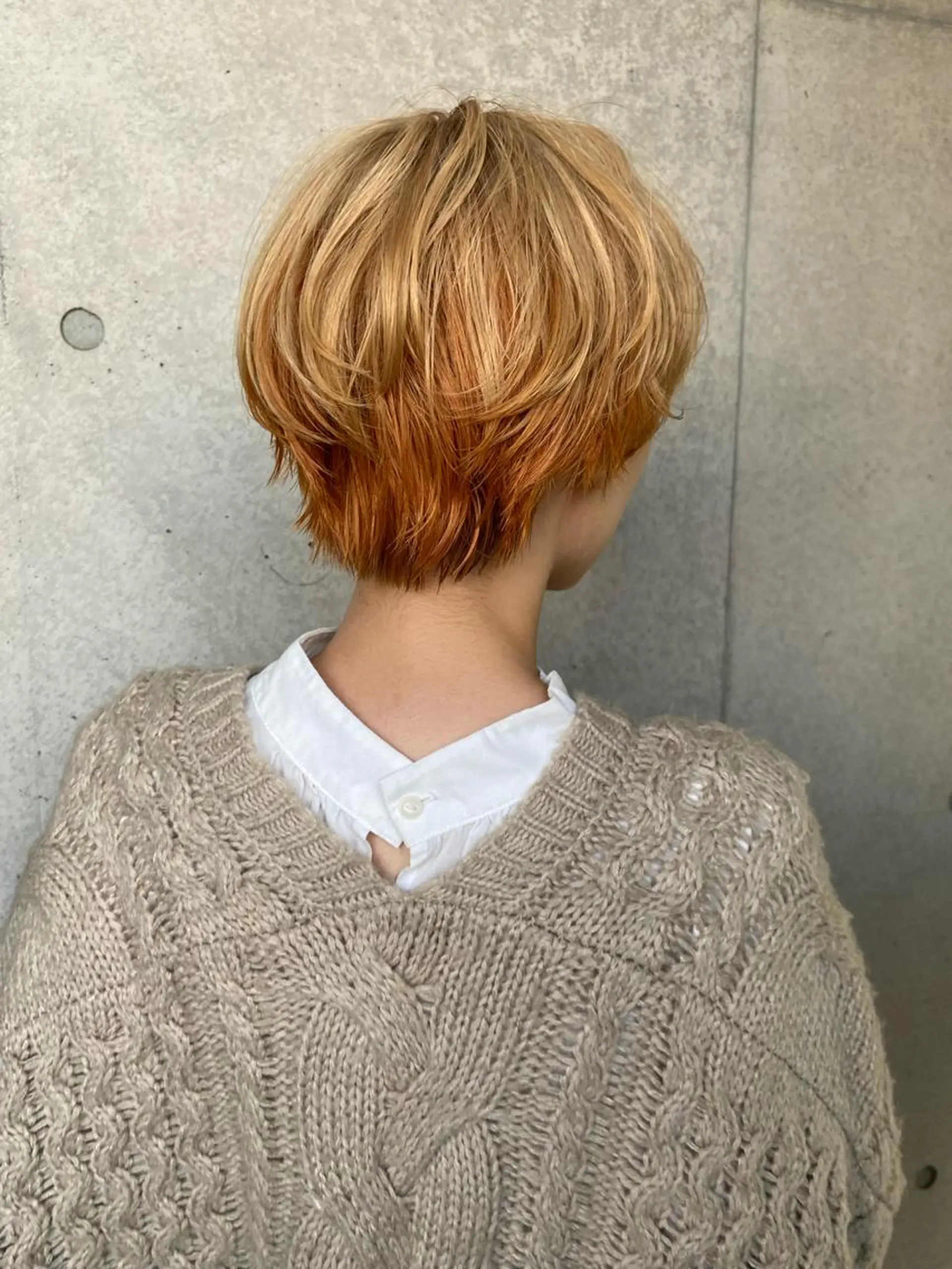 ショート カラー カット 縮毛矯正 髪質改善/縮毛矯正/ 透明感カラーYUMAのヘアスタイル