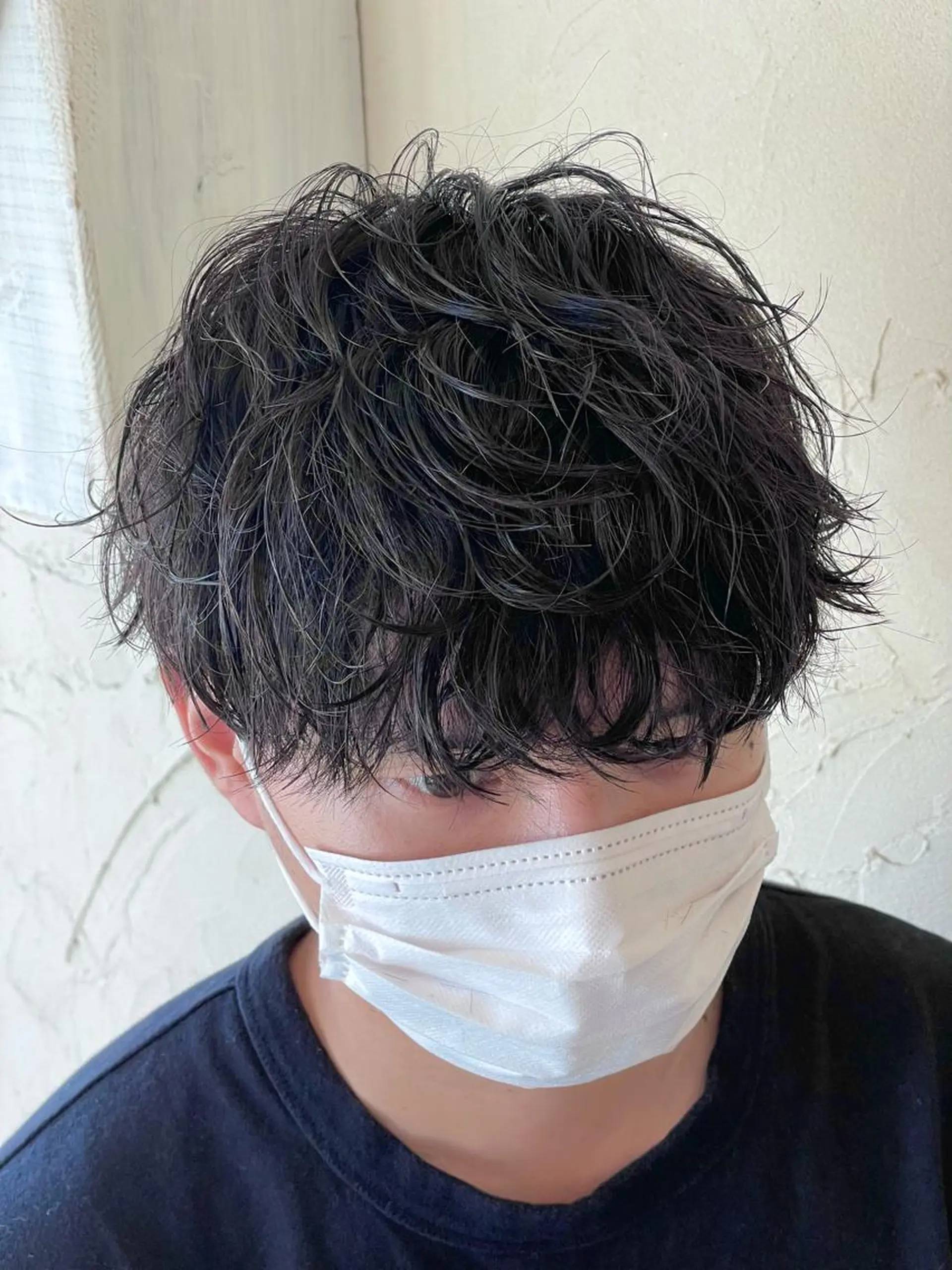 ショート パーマ メンズ マッシュ メンズパーマ 波巻きパーマ カット パーマ メンズ特化/パーマ指 名No.1/百瀬太郎のヘアスタイル