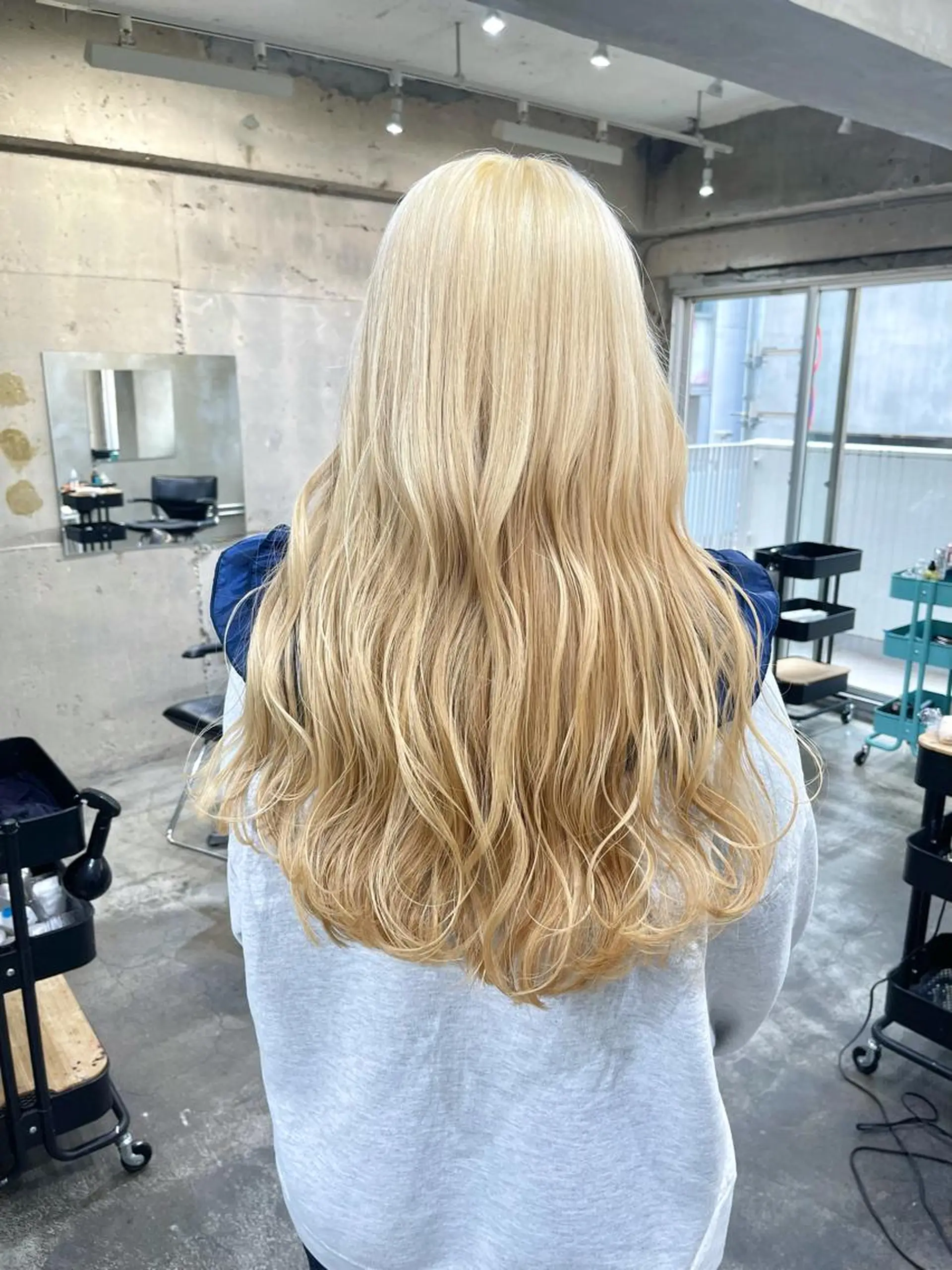 ロング カラー ヘアカラー トリートメント ハッシュカットとハイ トーン/HIROKIのヘアスタイル