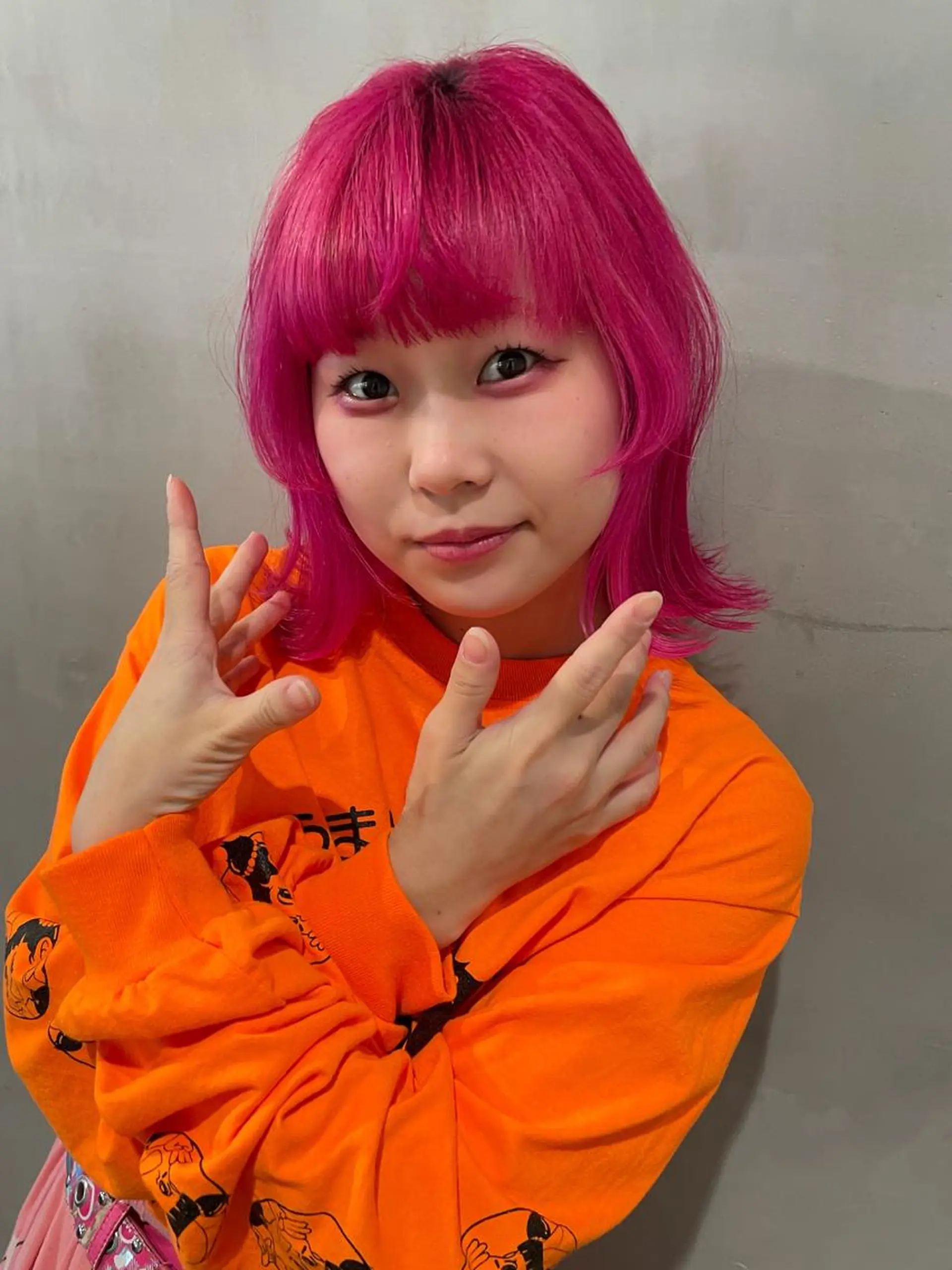 ミディアム カラー ヘアカラー トリートメント 優 作のヘアスタイル