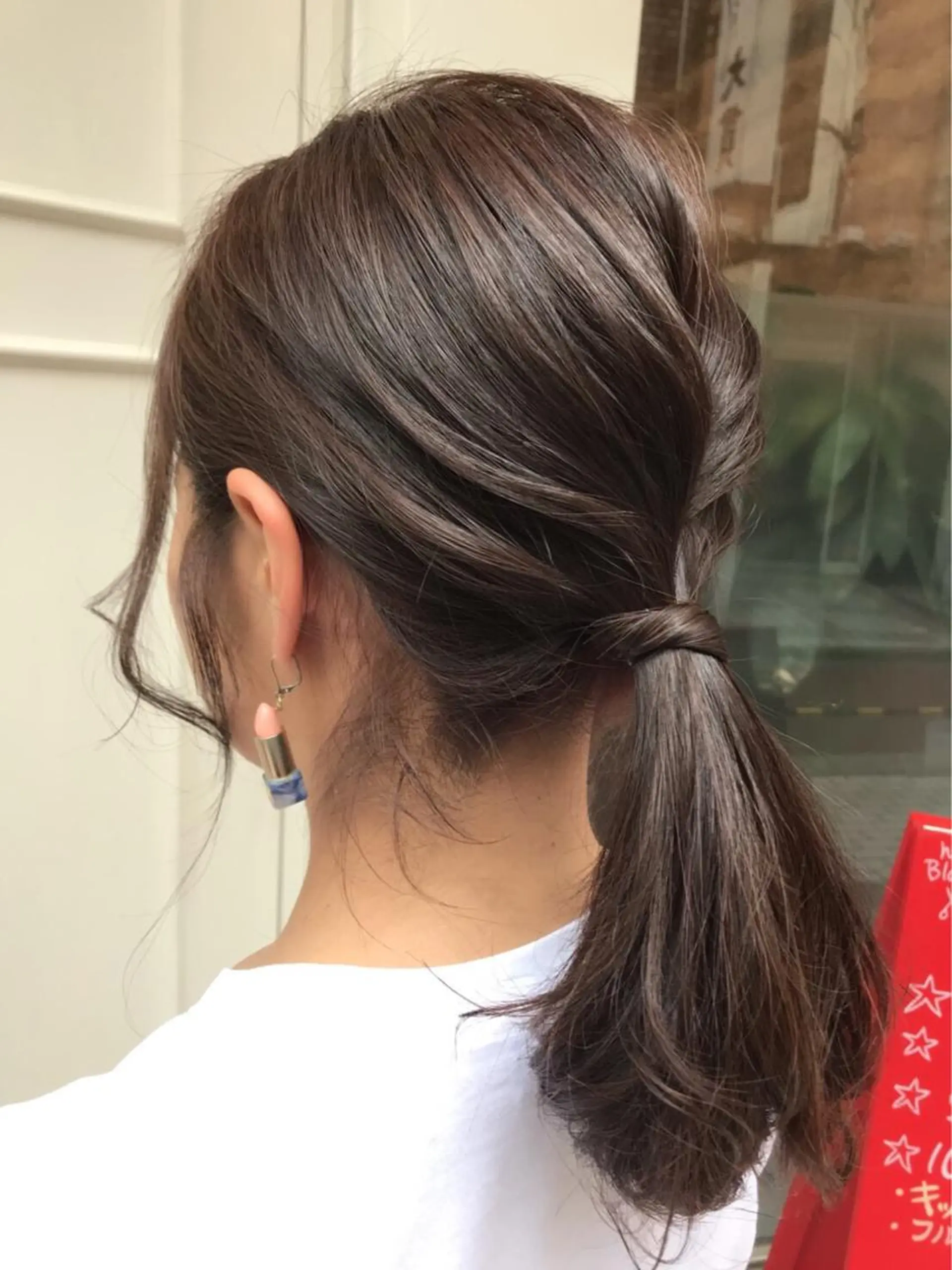 セミロング カラー アッシュ ベージュカラー 💈Blanco💈 カラー&ケア🌈のヘアスタイル
