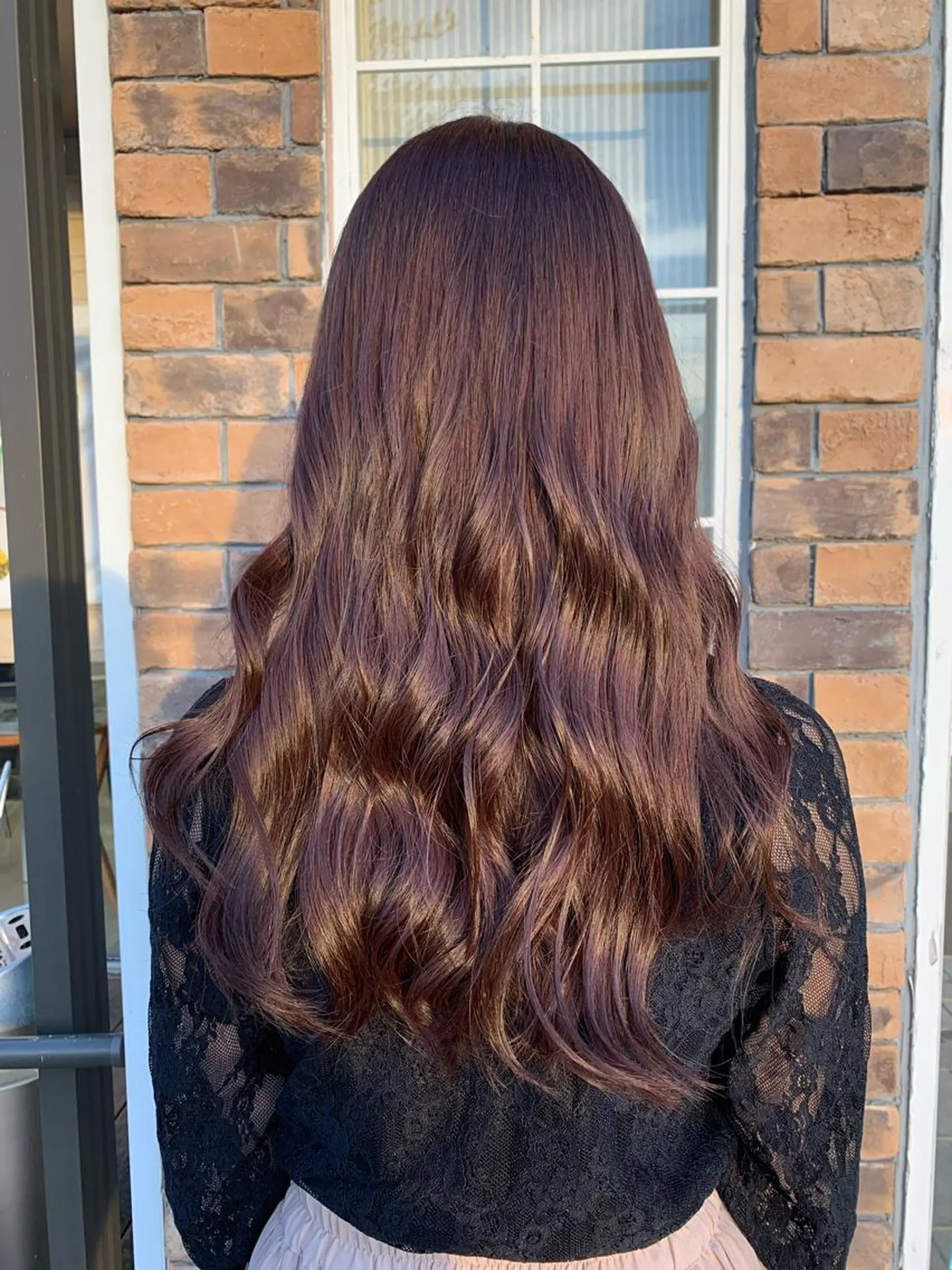 ロング カラー ブラウンカラー カット トリートメント Morpho Hair Product所属・井上 花音のヘアスタイル