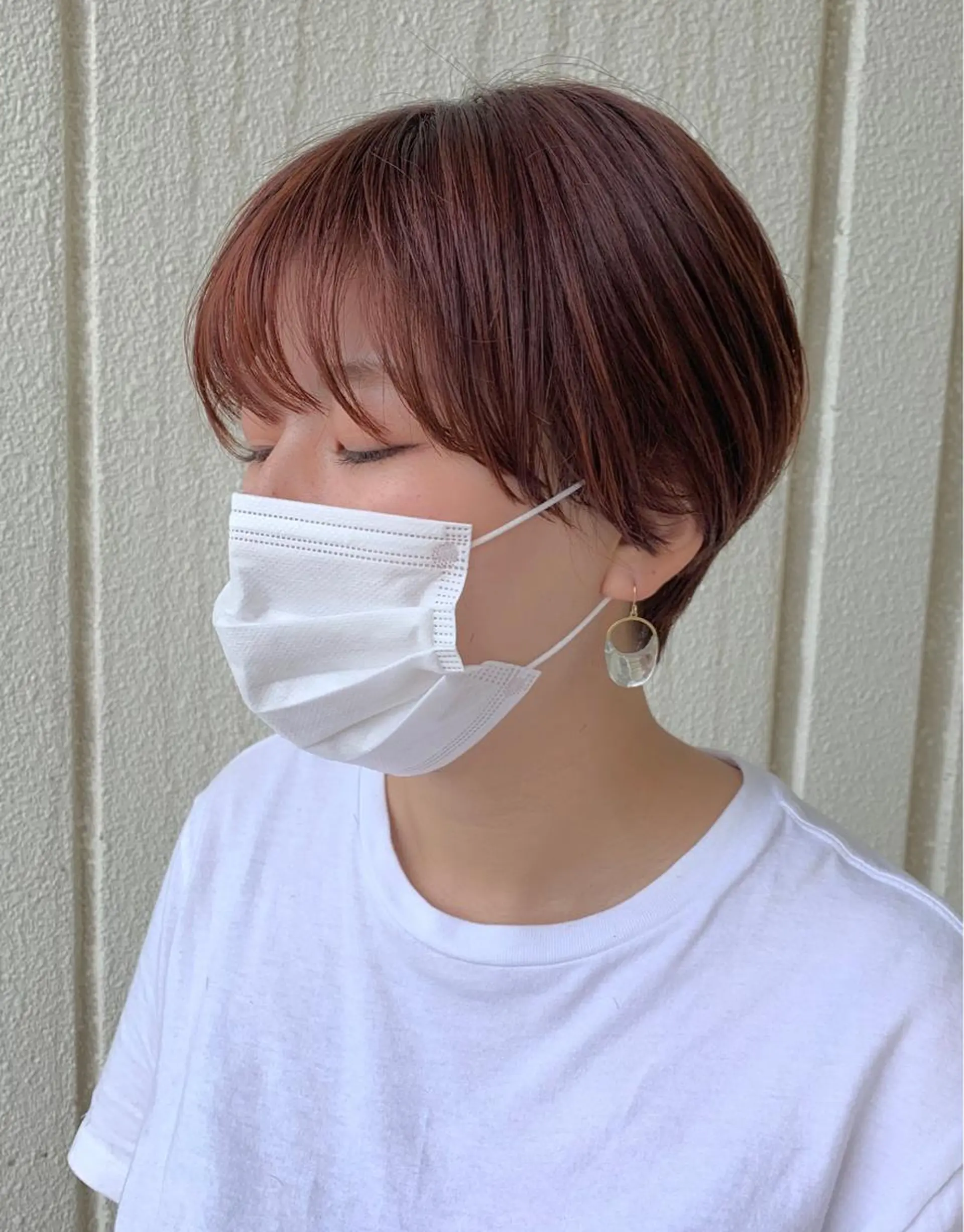 ショート カラー デザインカラー🕊 石井萌のヘアスタイル