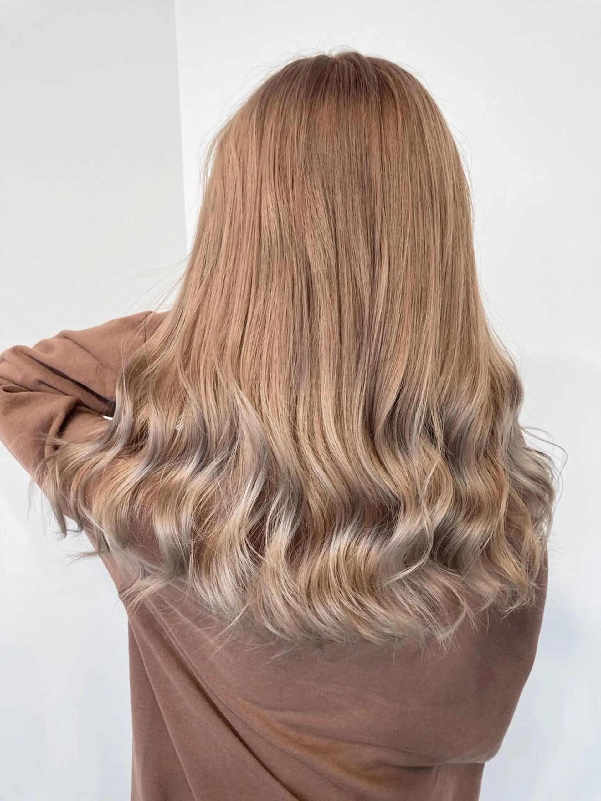 セミロング カラー カット パーマ 💎True creation💎のヘアスタイル