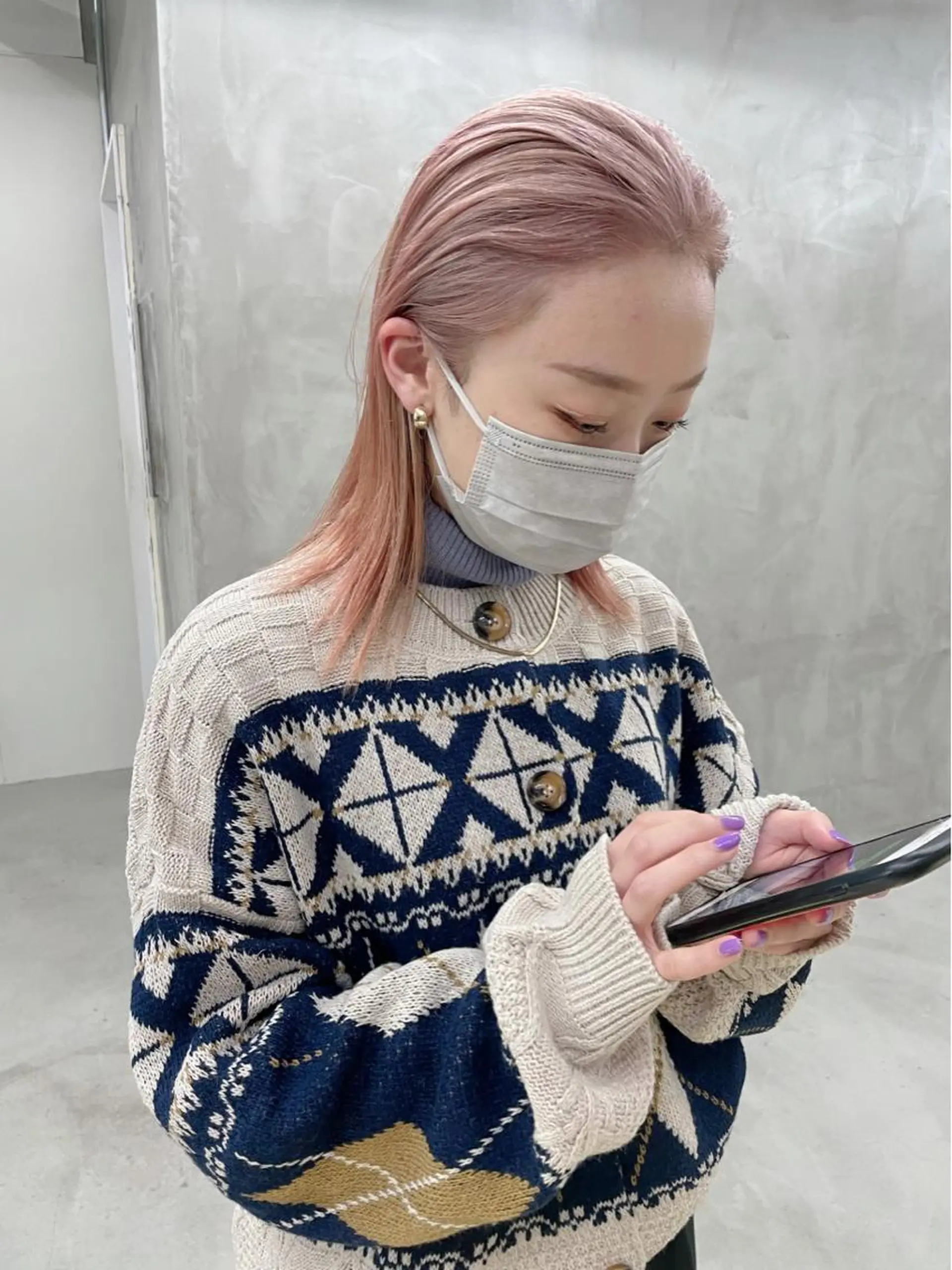 セミロング カラー カット ヘアカラー トリートメント yurika☁️ 似合わせ｜レイヤーのヘアスタイル