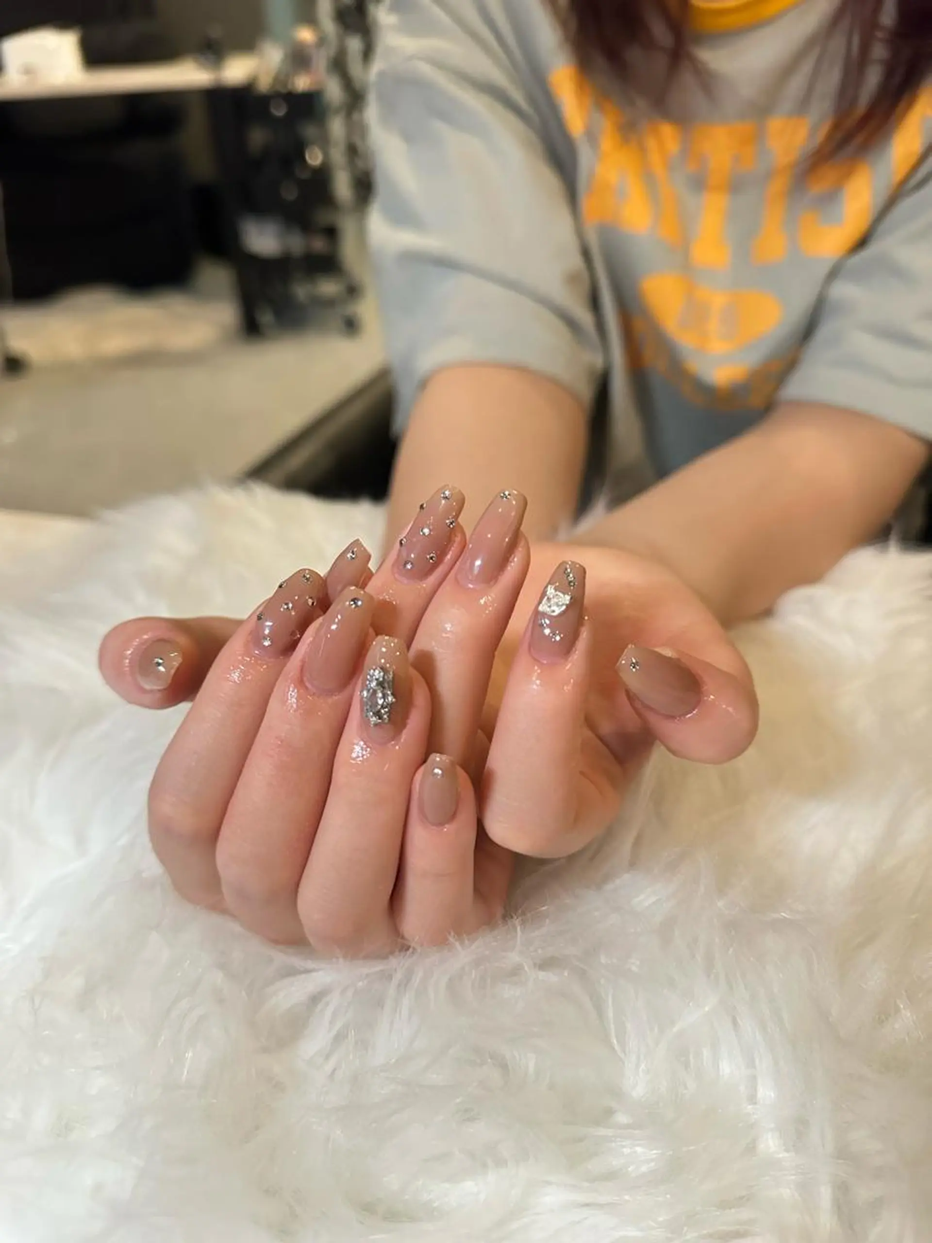 ネイル シンプルネイル ワンホンネイル lillion nail salon所属・Ru nail♡のネイルデザイン