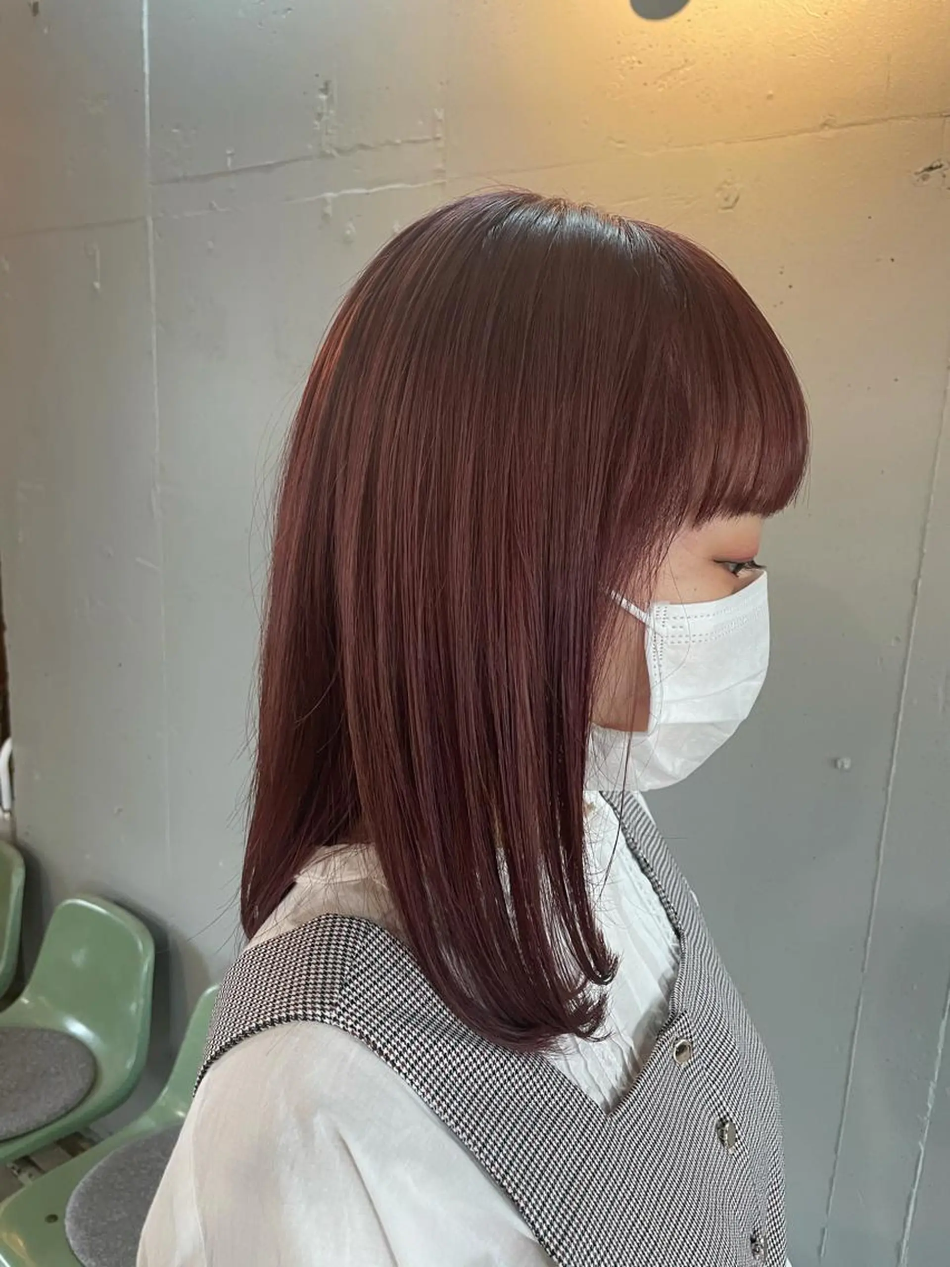 ミディアム カラー ヘアカラー トリートメント 🍀アレンジ簡単ヘア ☘️石田万里奈🍀のヘアスタイル