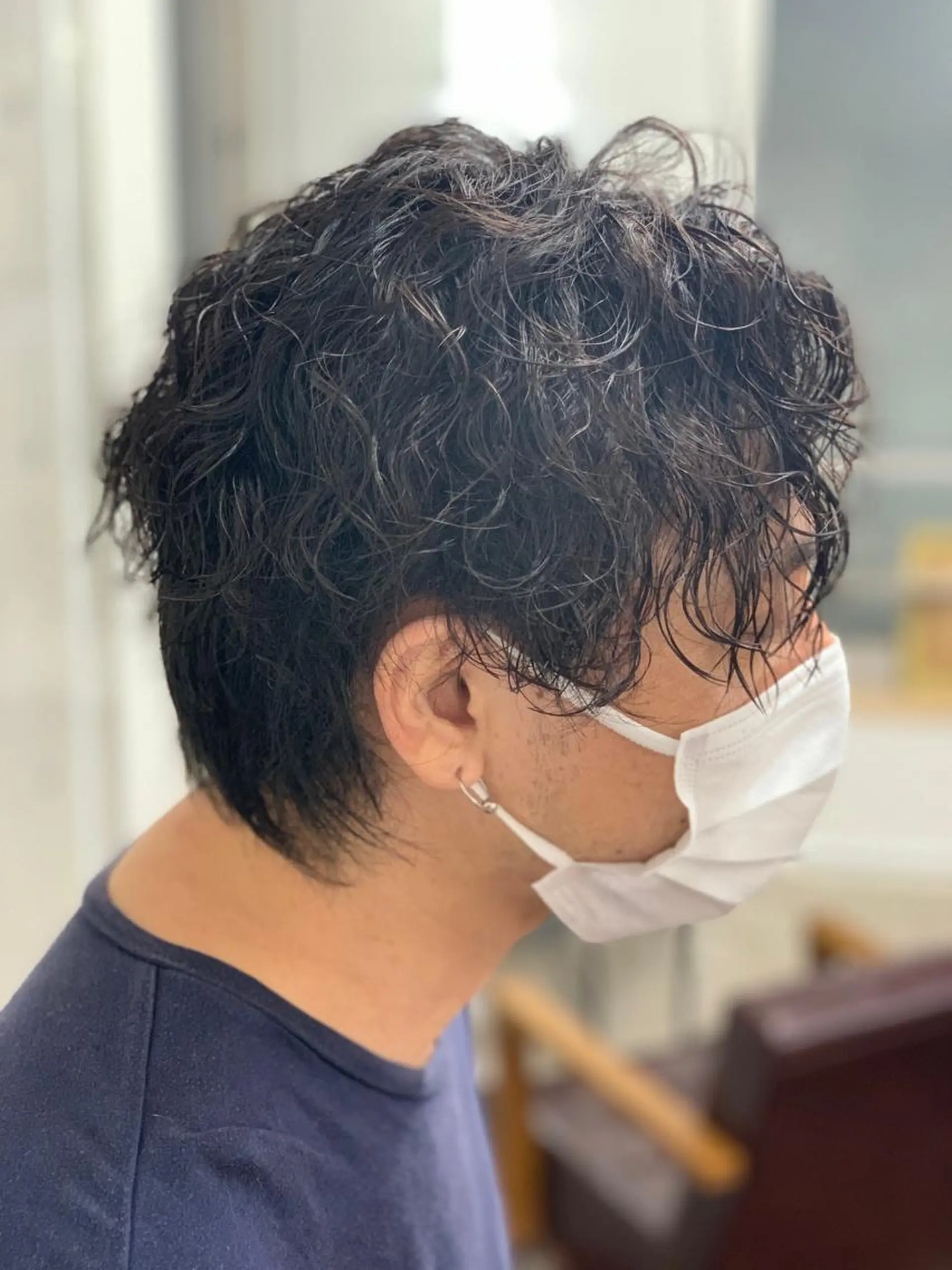 ショート パーマ メンズ クセを最大限に活かす メンズパーマ奈良大祐のヘアスタイル