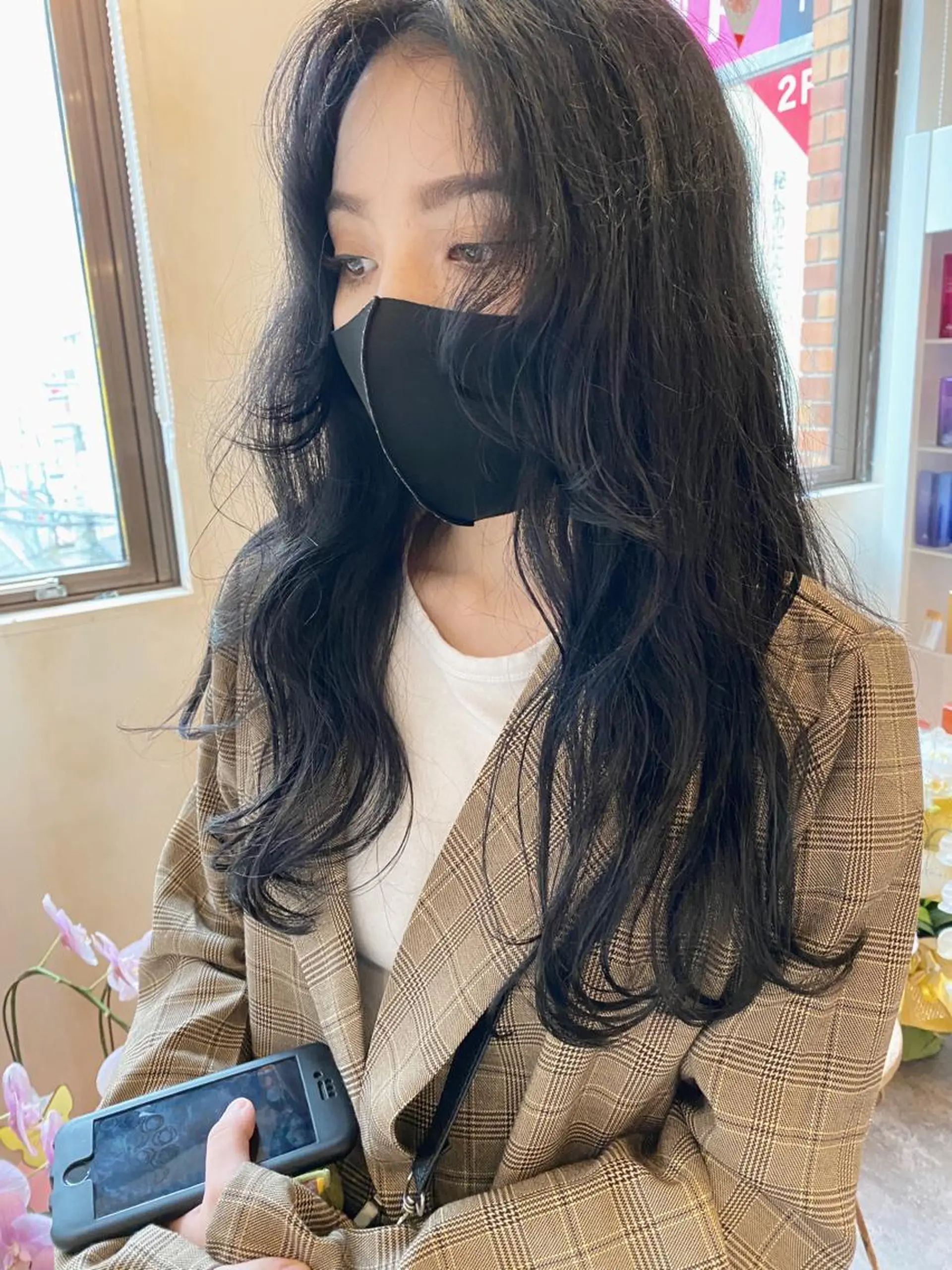 ロング カット ヘアカラー トリートメント 💖透明感カラー HAYATO💖のヘアスタイル