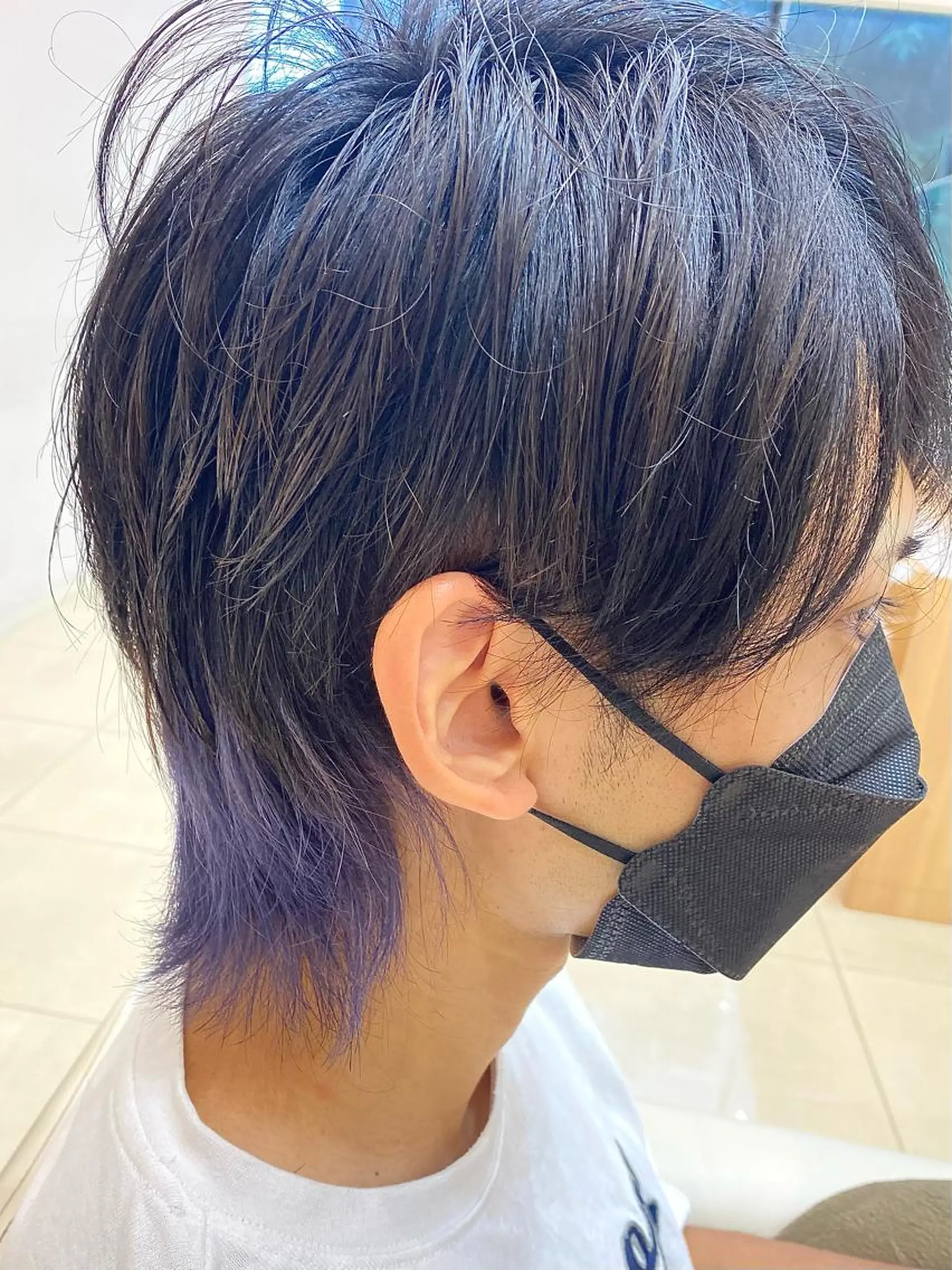 カラー メンズ メンズインナーカラー インナーカラー レイヤーカット🍒韓 国ヘア🍒ひかりのヘアスタイル
