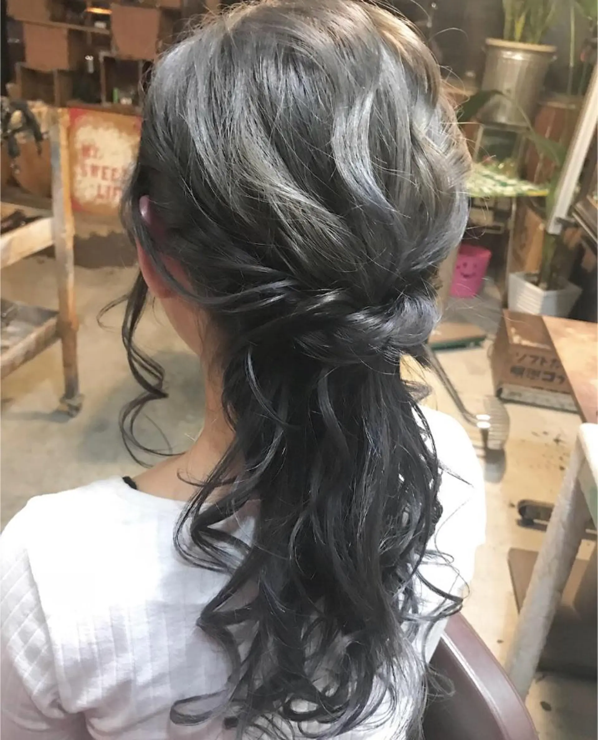 ロング ヘアセット 玉木 育実のヘアスタイル