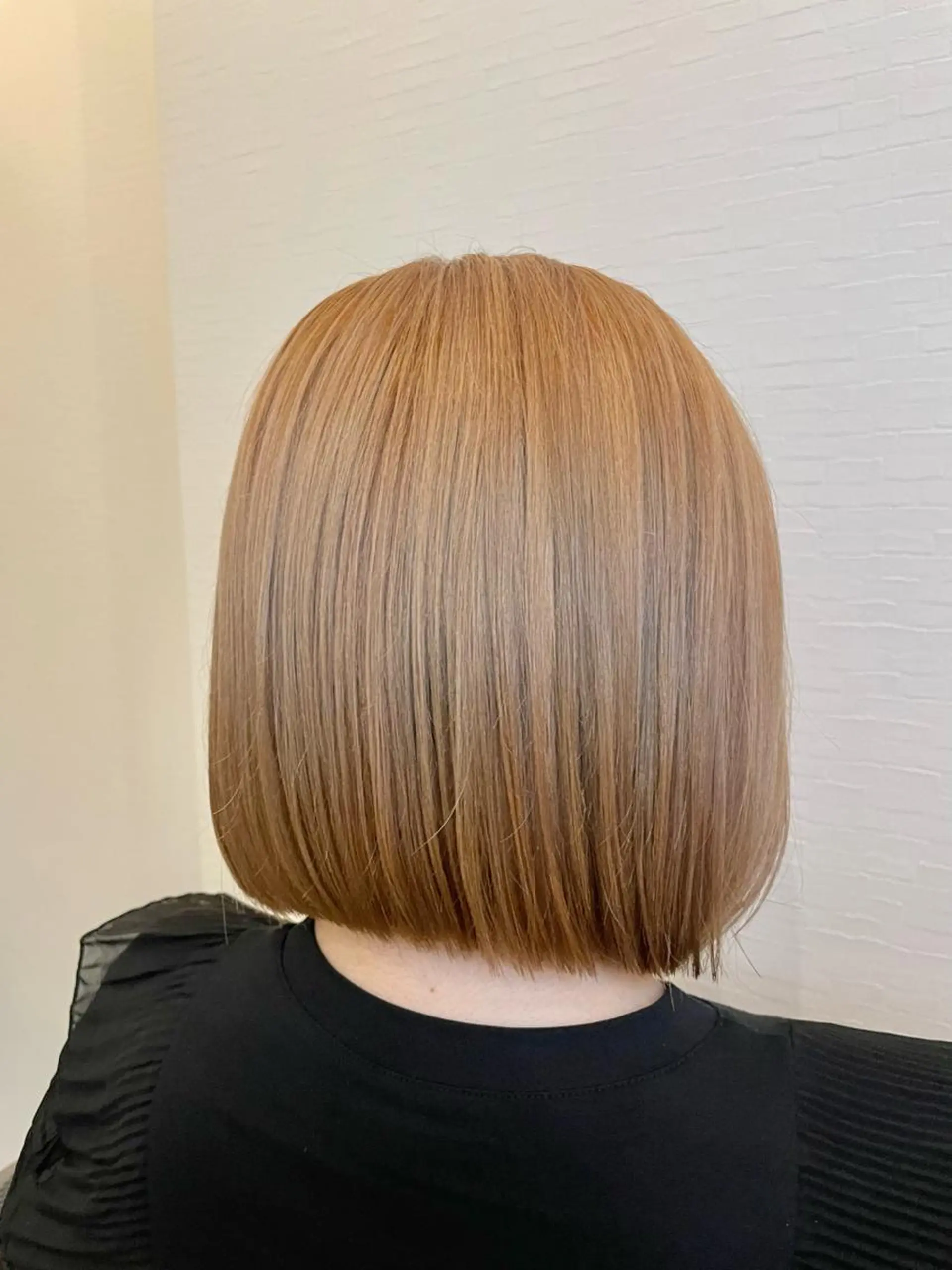 ミディアム SALOWIN心斎橋Suite店所属・ブリーチ毛にもできる 縮毛矯正OJIROのヘアスタイル