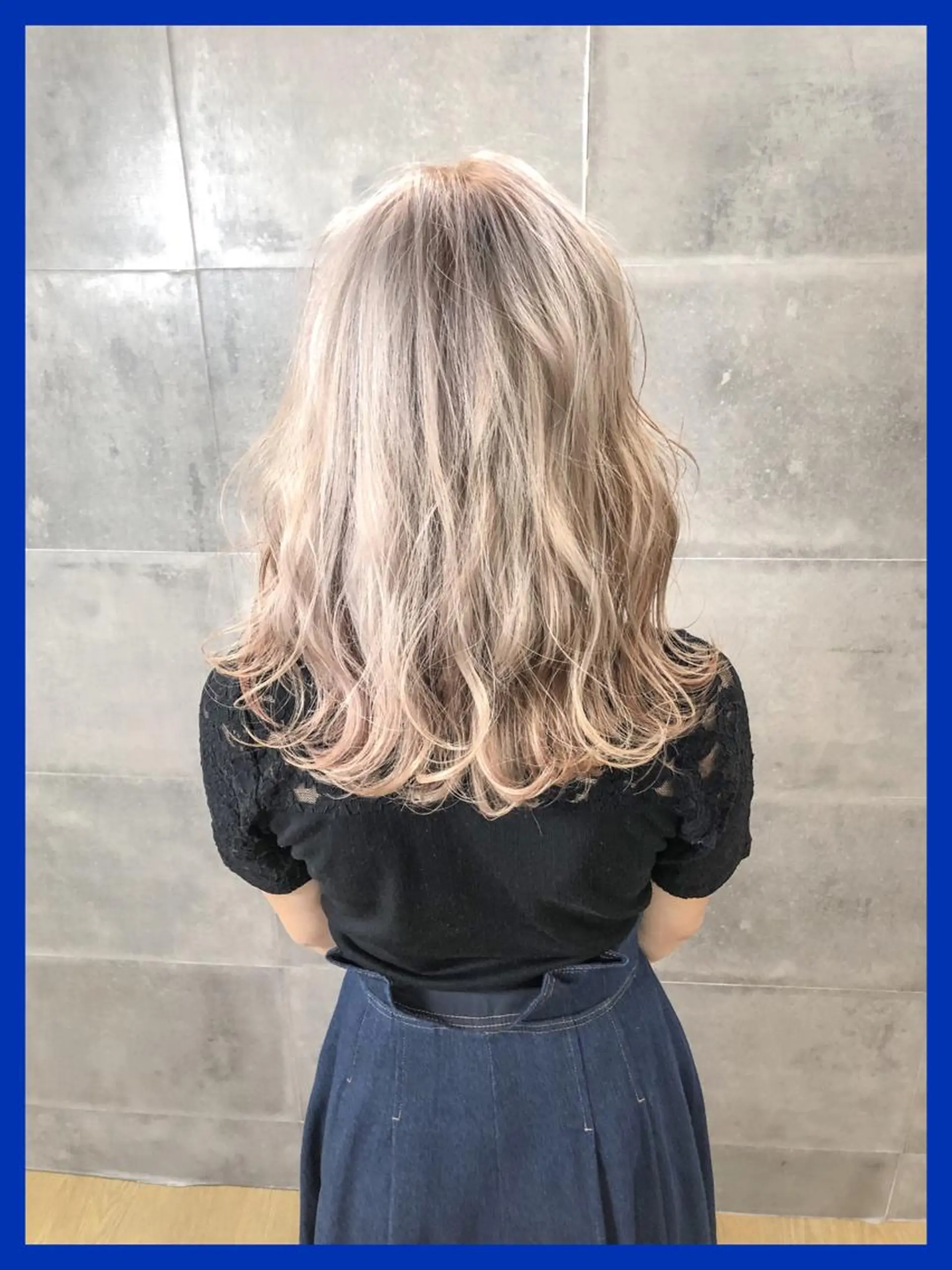 ロング カラー youres hair髪質改善トリートメント&ヘッドスパ新宿三丁目店所属・レイヤーカット× 髪質改善たもりのヘアスタイル