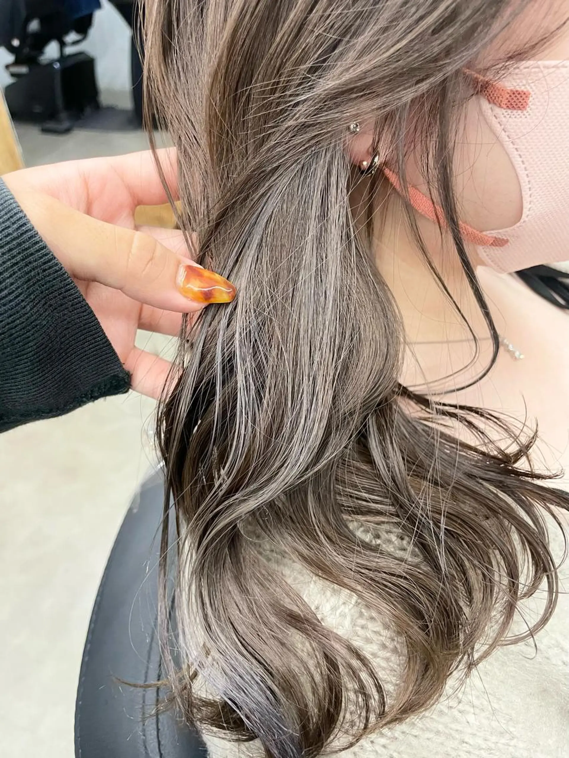 セミロング カラー カット ヘアカラー トリートメント ひより ／Nのヘアスタイル
