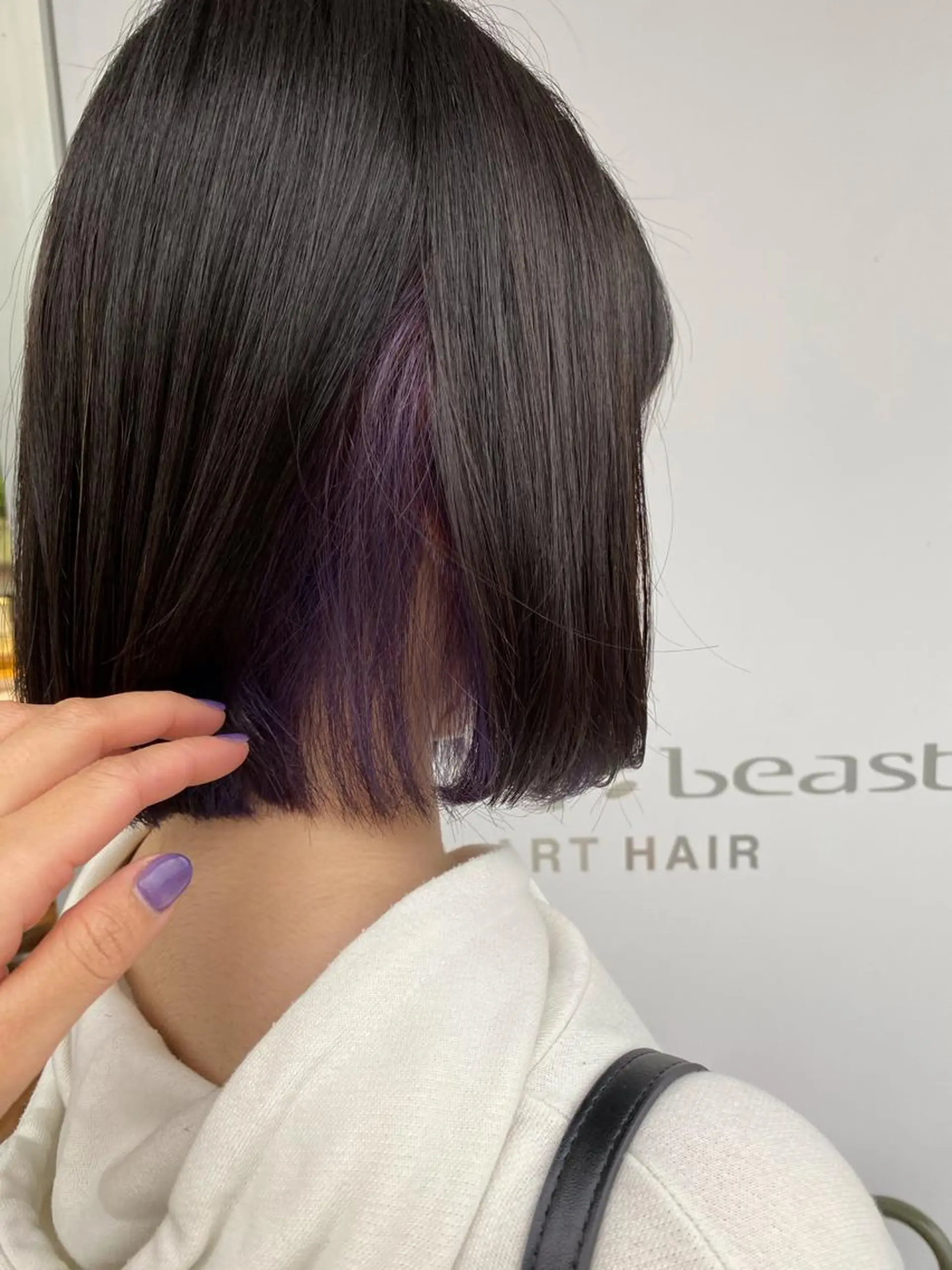 ミディアム カラー インナーカラー ビューティービースト 一宮店のヘアスタイル