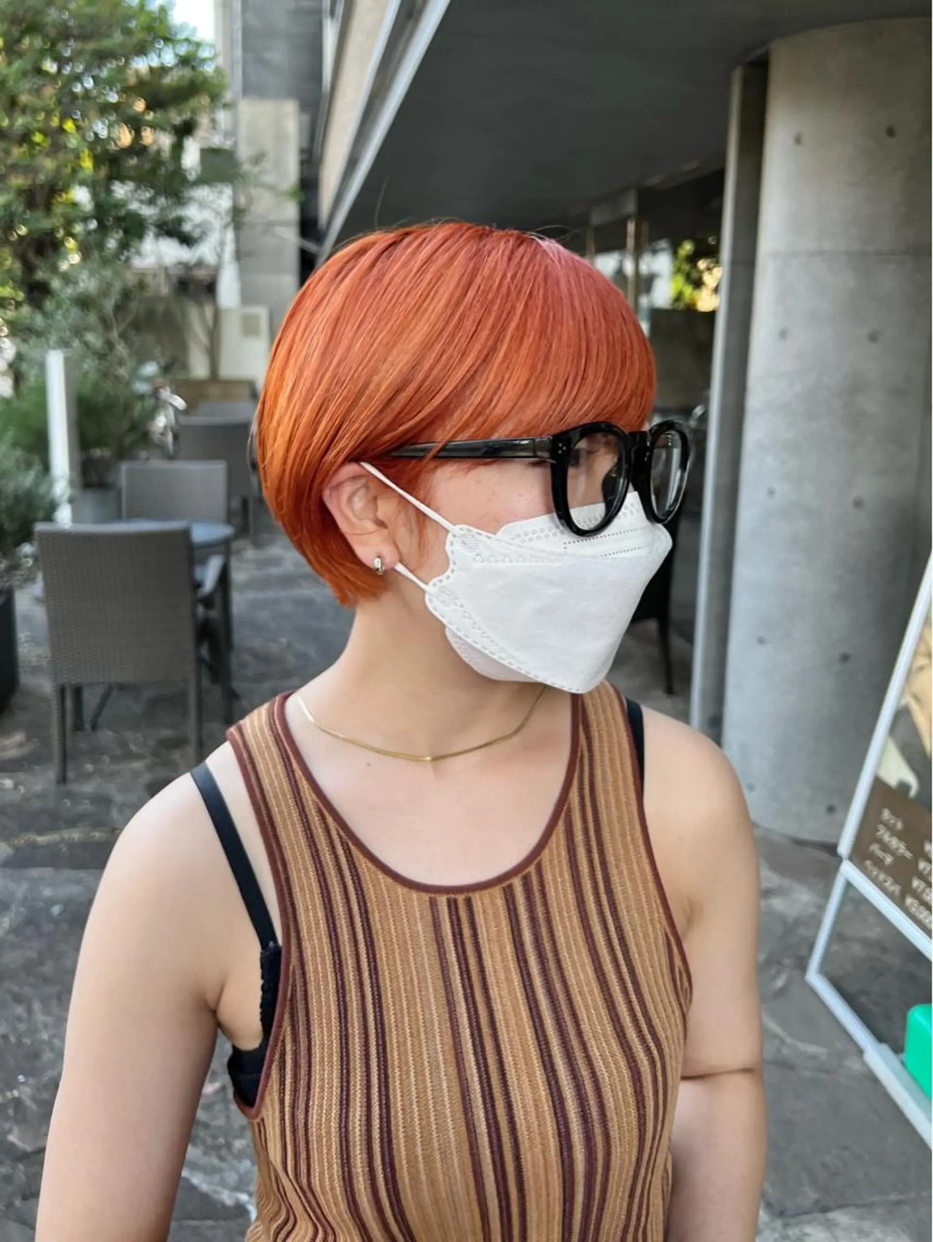 ショート くびれヘア ショートヘア カット ヘアカラー tokute Takahashiのヘアスタイル