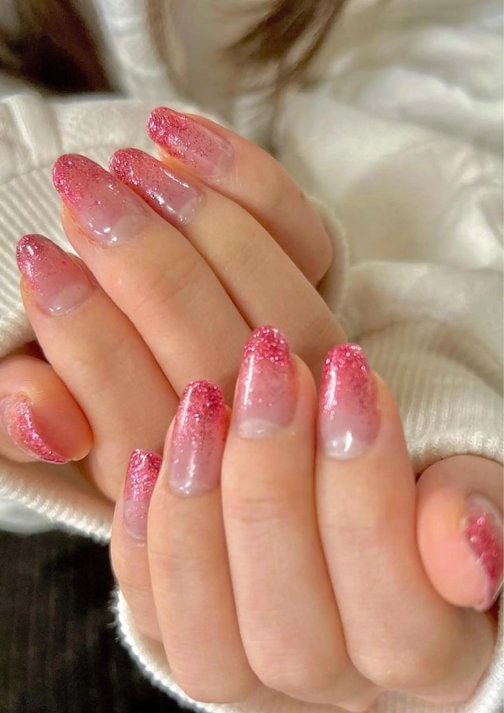 ネイル グラデーション ラメ(グリッター) ラメグラデーション nail salon Defiのネイルデザイン