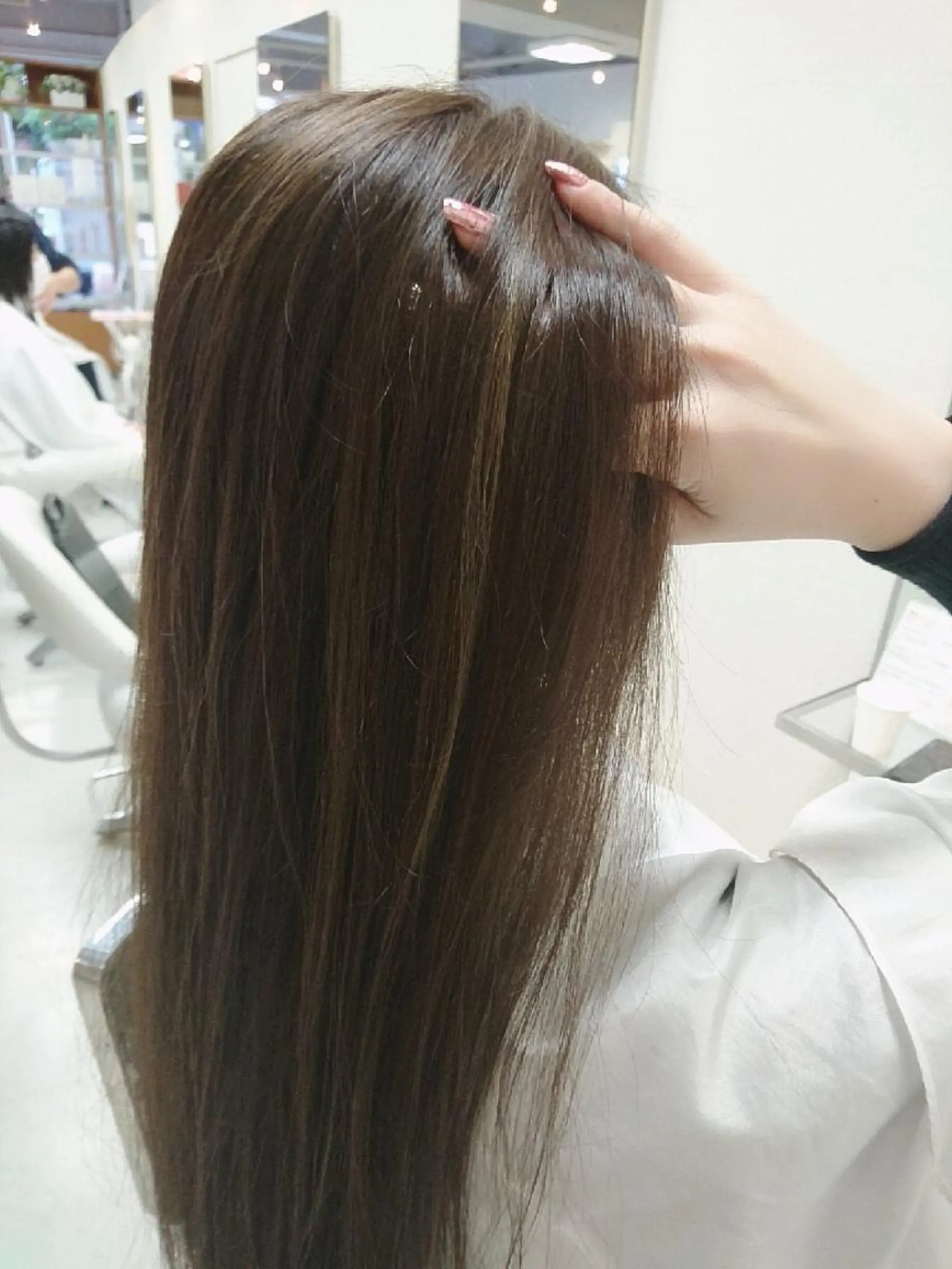 ロング カラー nagane sayakaのヘアスタイル