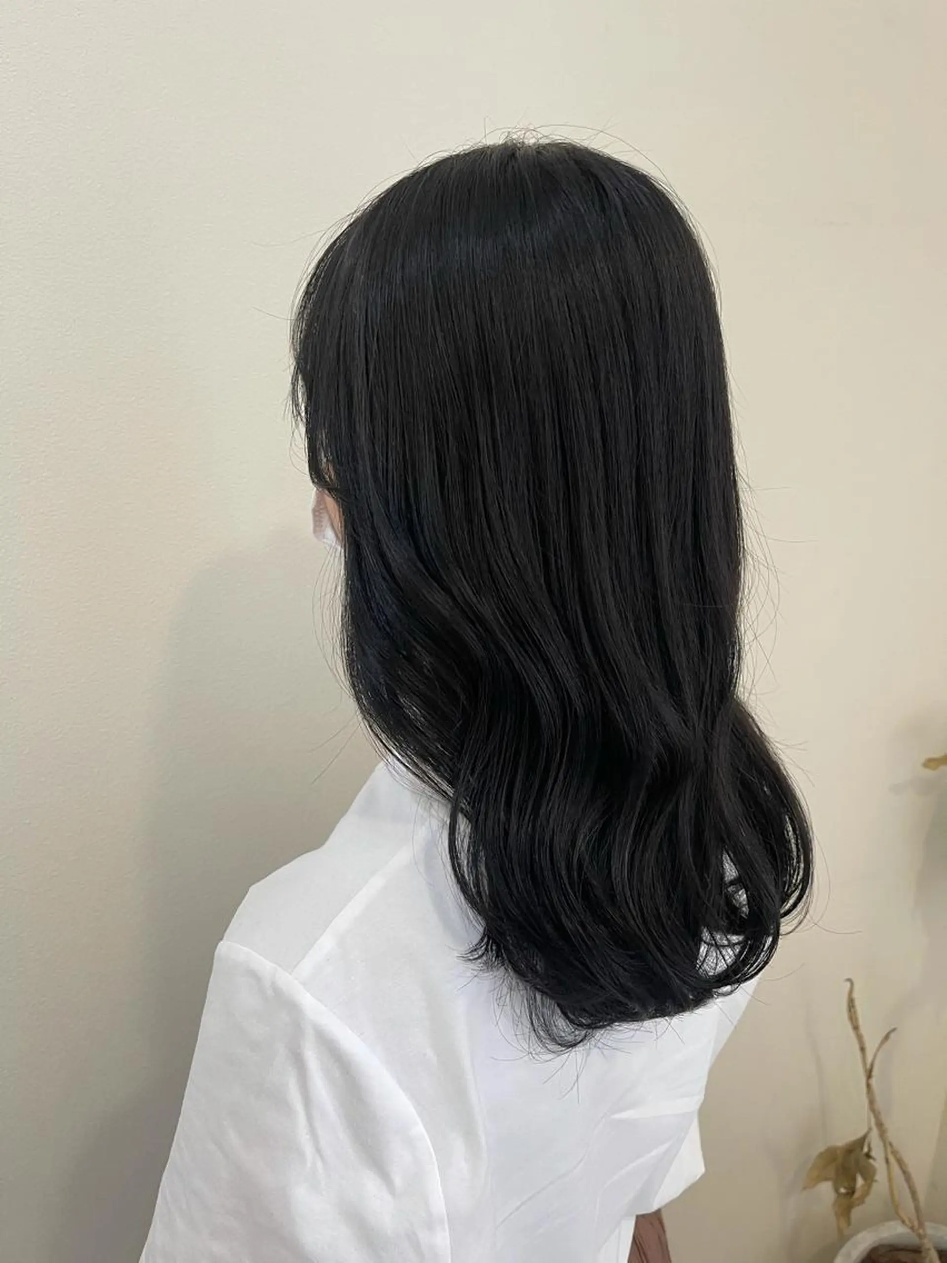 ロング カラー 黒髪 ブルーカラー ブルーブラック エギョモリ ヨシンモリ 🫧chinatsu 🫧のヘアスタイル