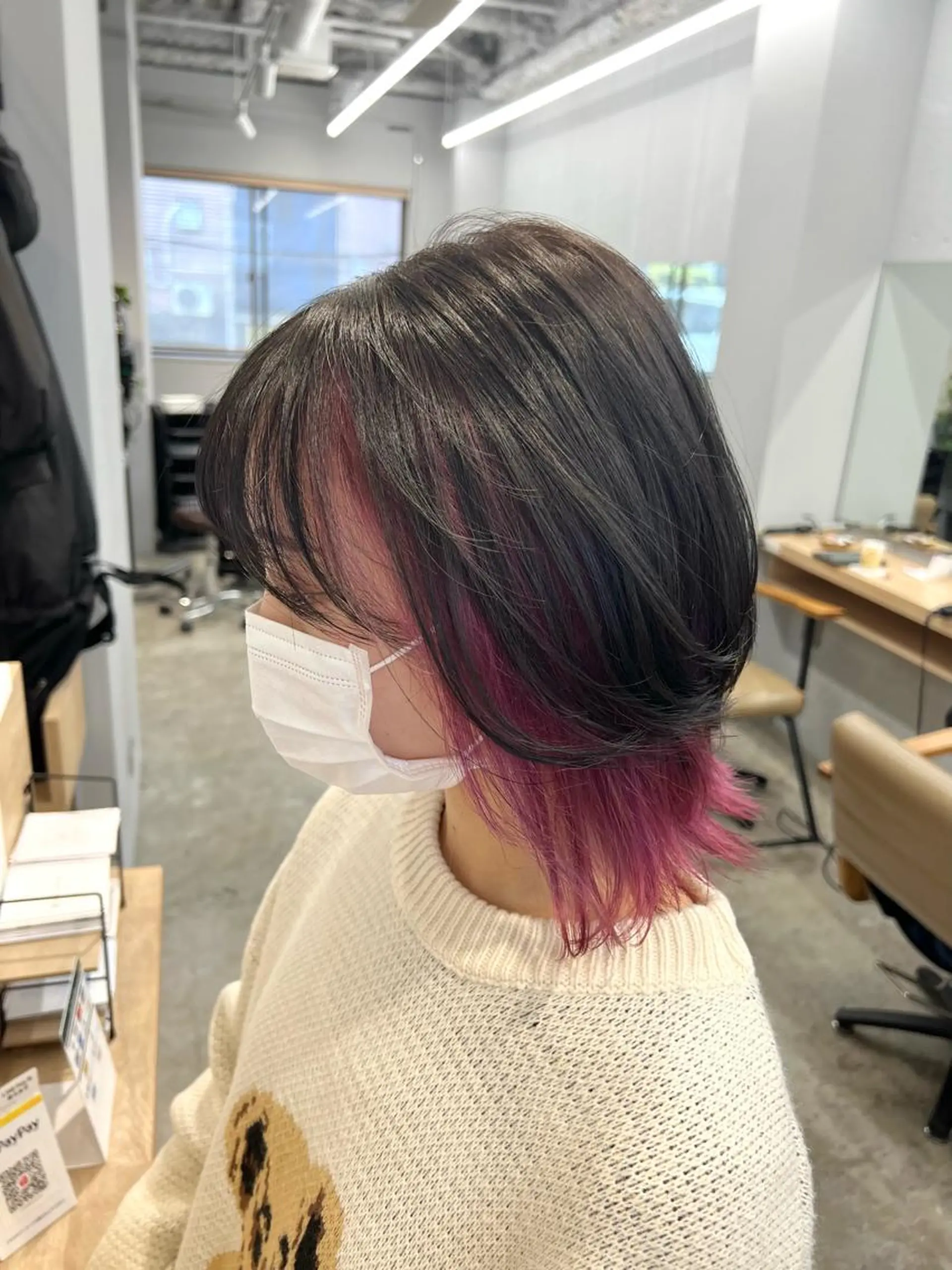 ミディアム カラー ラベンダーカラー ラベンダーピンク ピンクカラー 代表　YUKI ☆のヘアスタイル