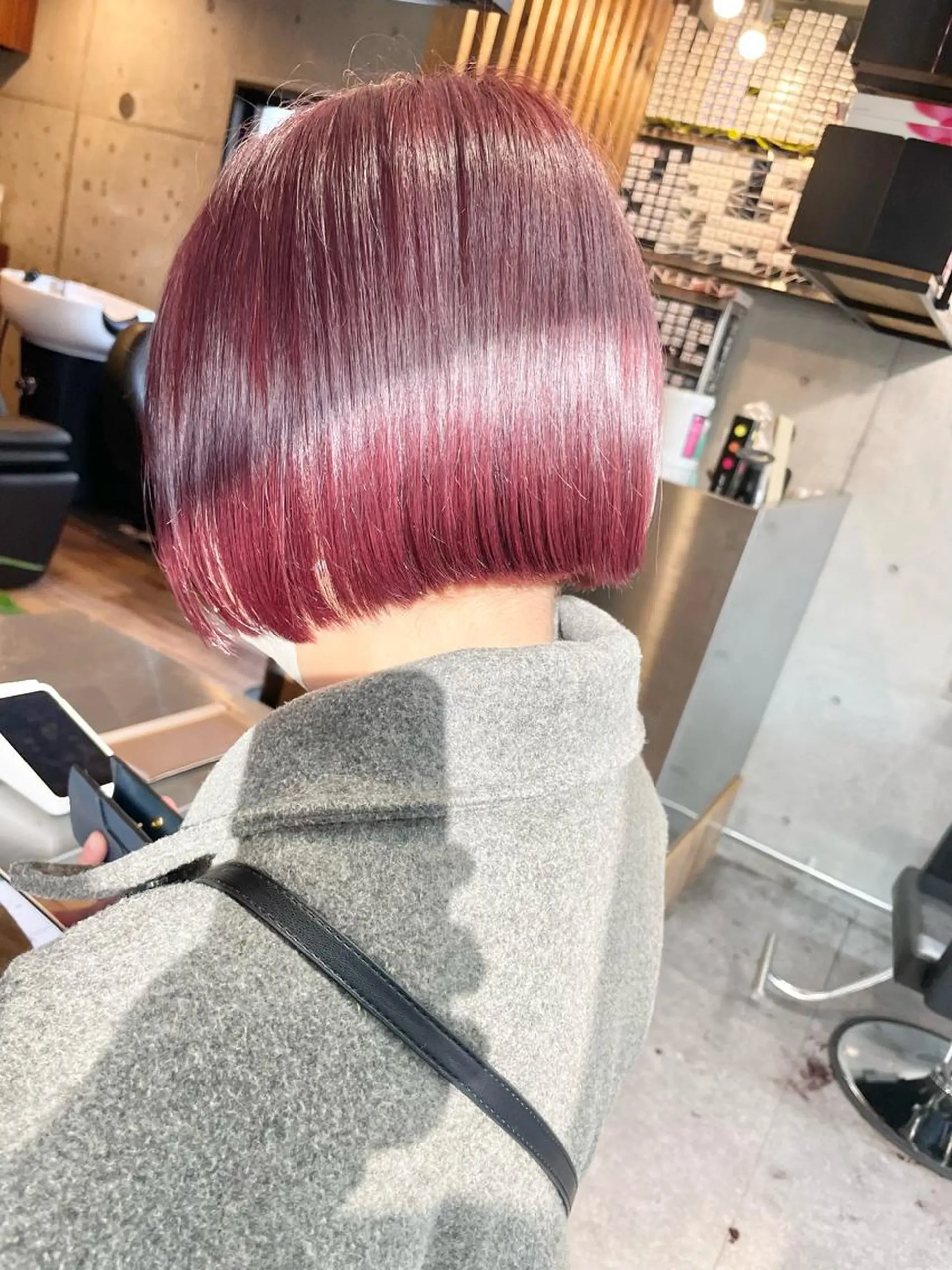 ショート ヘアカラー トリートメント ショートボブ縮毛矯正 髪質改善のプロ山道潤のヘアスタイル