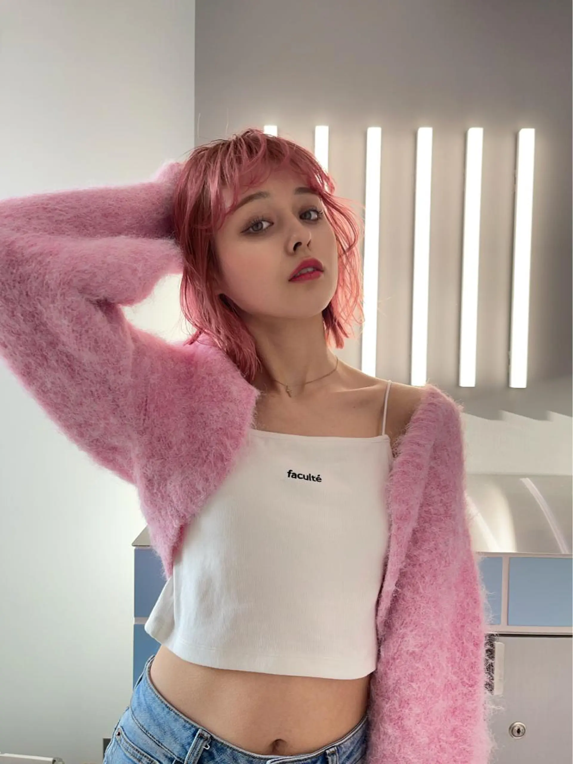 ミディアム カラー ダブルカラー ヘアカラー 松井那津子 /ハイライトブリーチのヘアスタイル