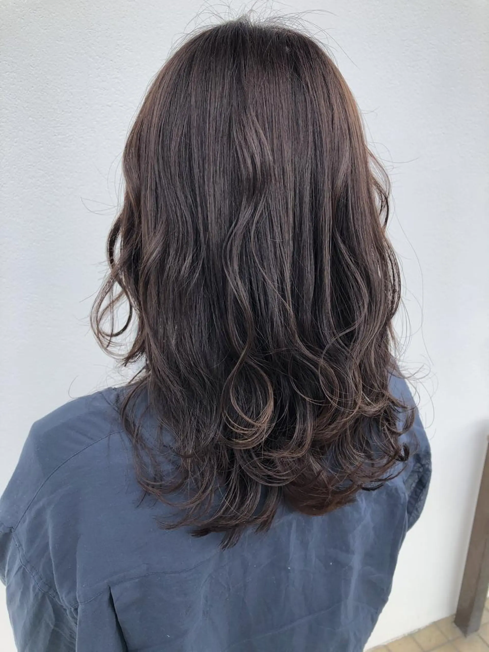 ミディアム カラー ベージュカラー ラベンダーカラー ラベンダーベージュ レイヤーカット ⚡️メンズ/波巻き/ 片岡篤宣/水戸⚡️のヘアスタイル