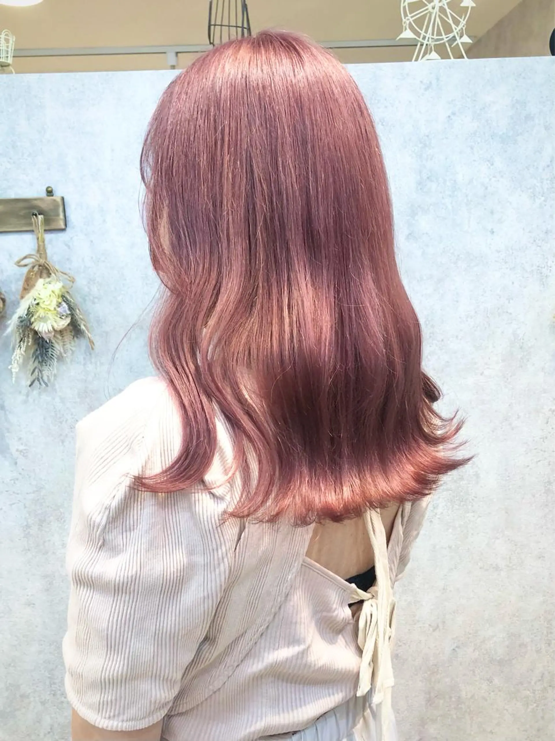 ロング カラー ヘアアレンジ ヘアカラー トリートメント 山本 史奈のヘアスタイル