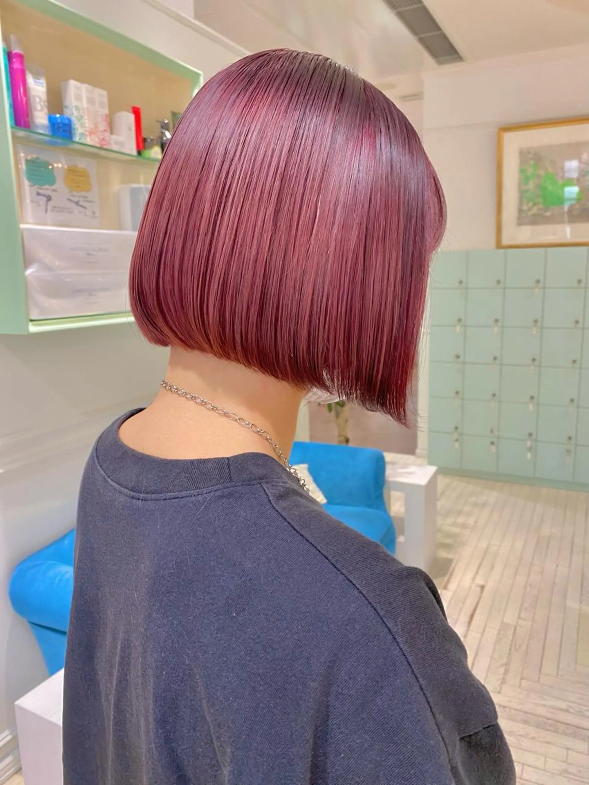 ショート カラー ブリーチ カット Re:ta Hair 飯田淳平のヘアスタイル