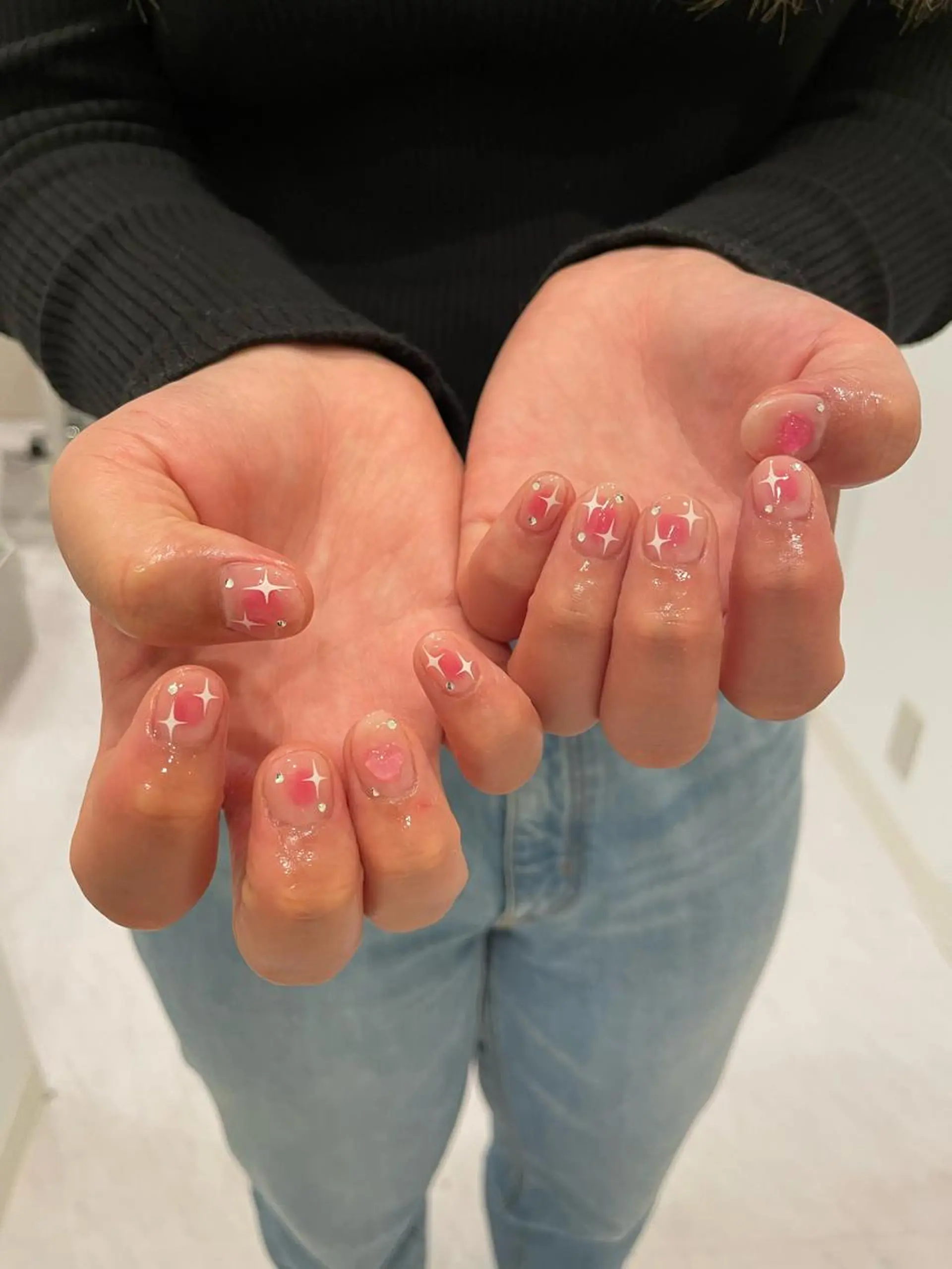 ネイル 束感まつ毛/ネイル/ LED♥KIRARAのマツエク・マツパデザイン