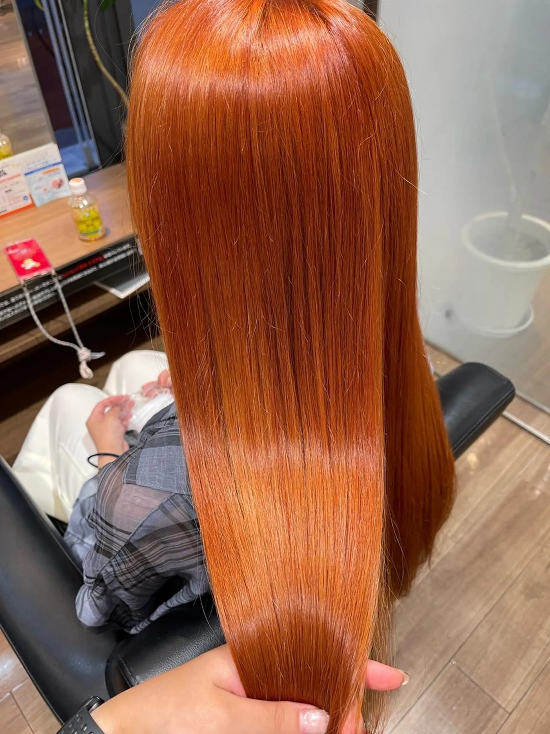 ロング ヘアカラー トリートメント 丸山 亜加理のヘアスタイル