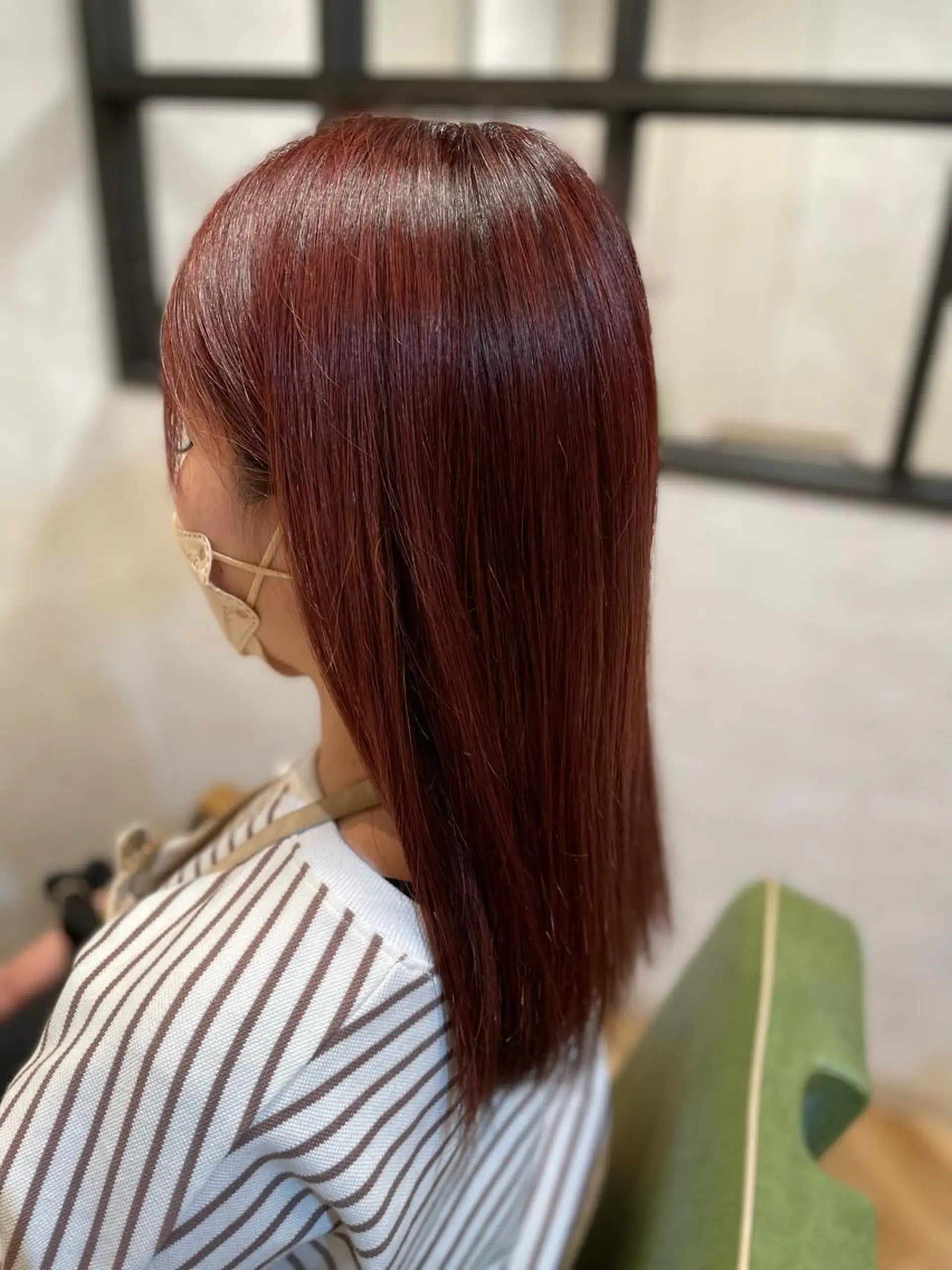 ロング カラー ボルドーカラー SHIAN立川店 ❄️中野侑香❄️のヘアスタイル