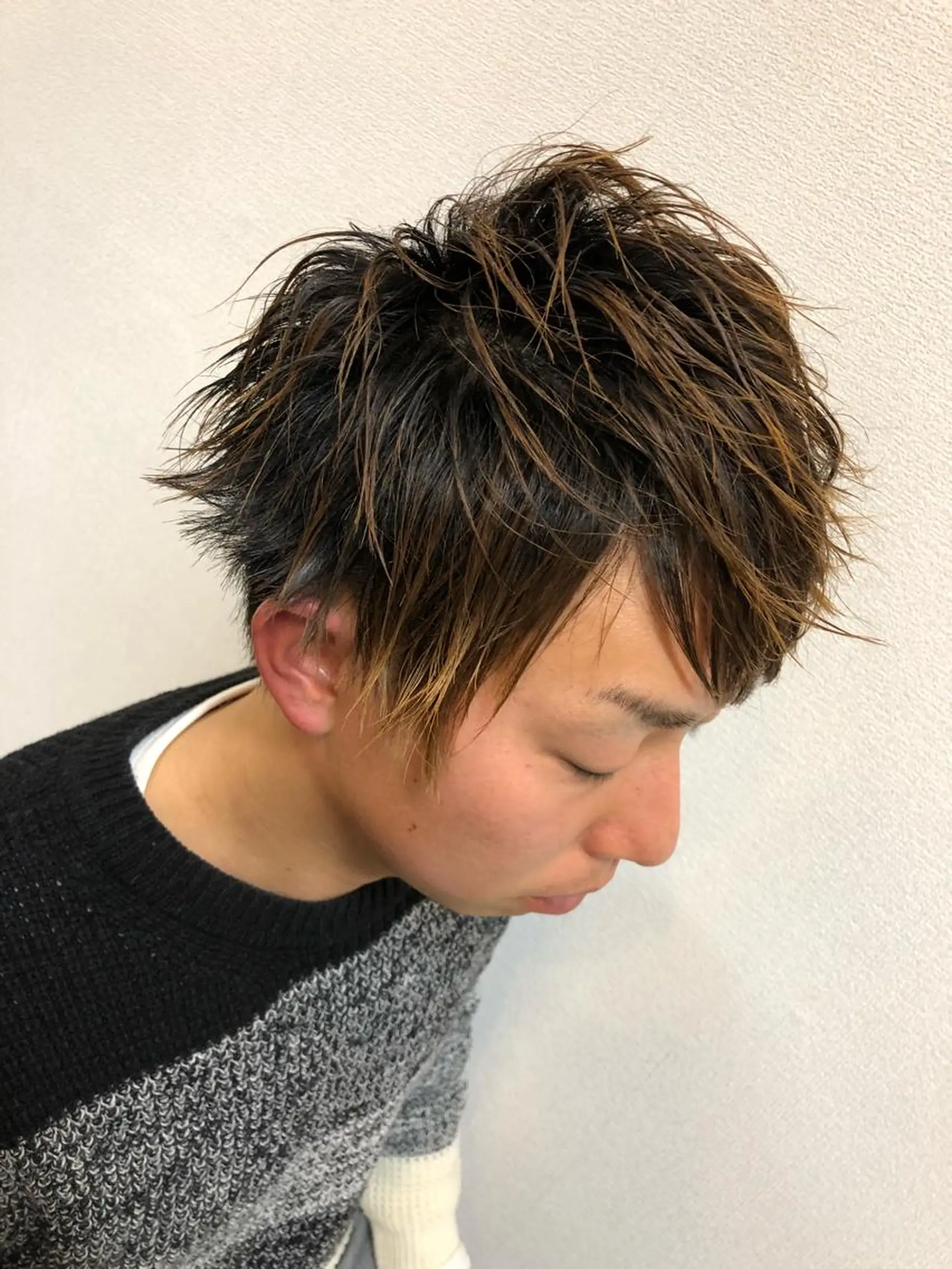 メンズ PALETTE(パレット)所属・SHIORI💜艶々 柔らかカラーへ💜のヘアスタイル
