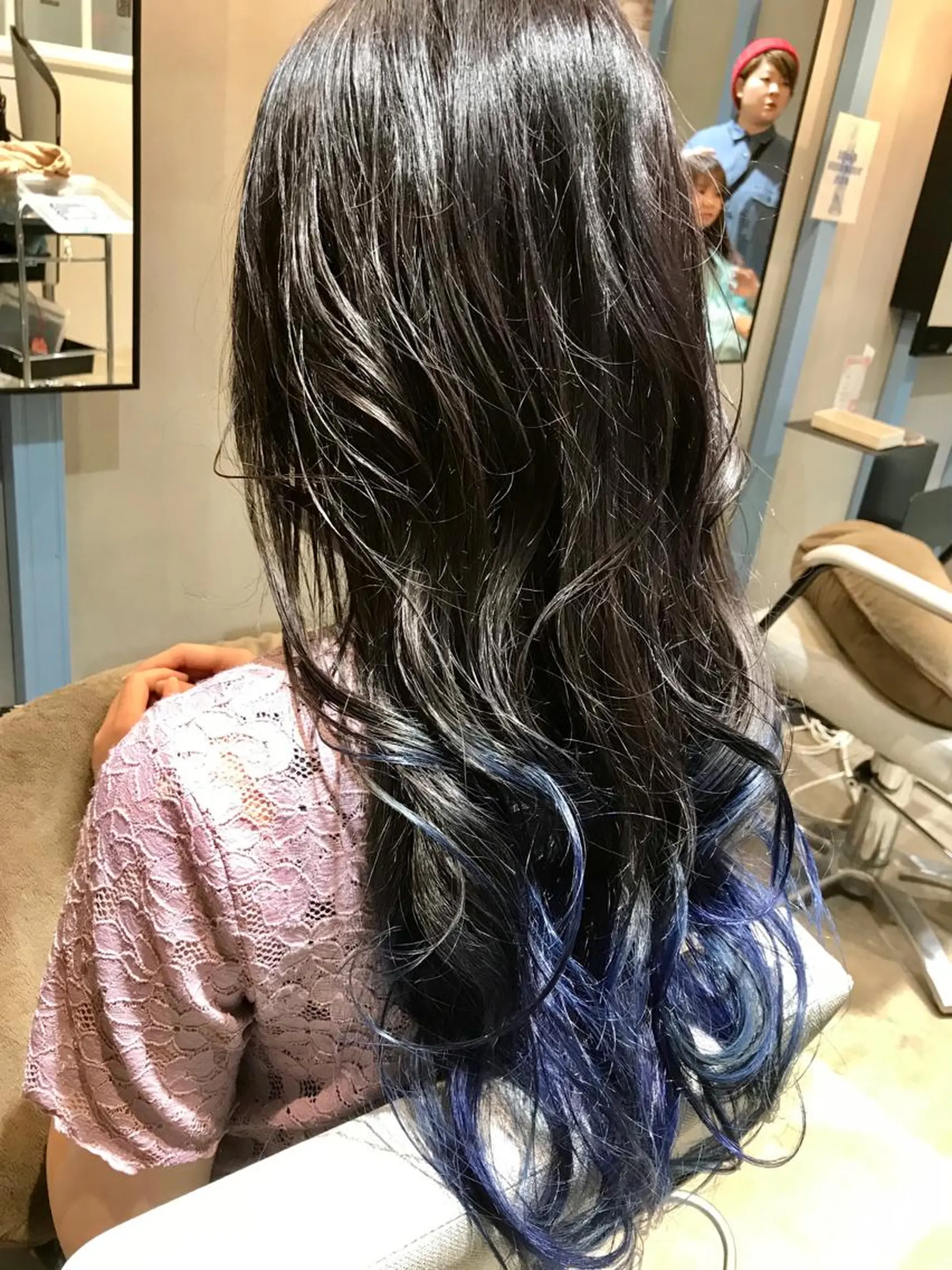 セミロング 所渉/韓国レイヤー /ウルフカットのヘアスタイル