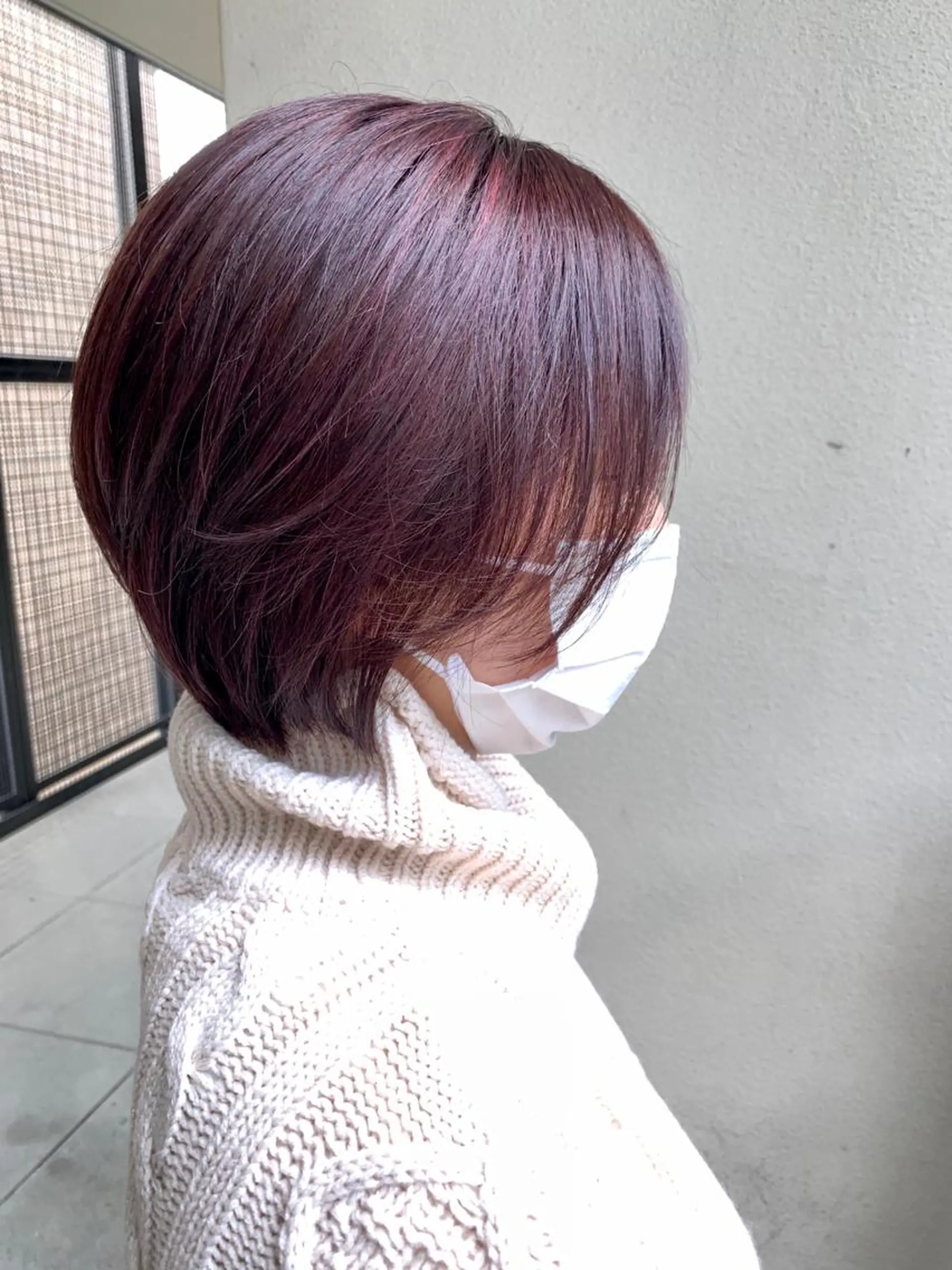 ショート ハイライト 大内 志穂のヘアスタイル