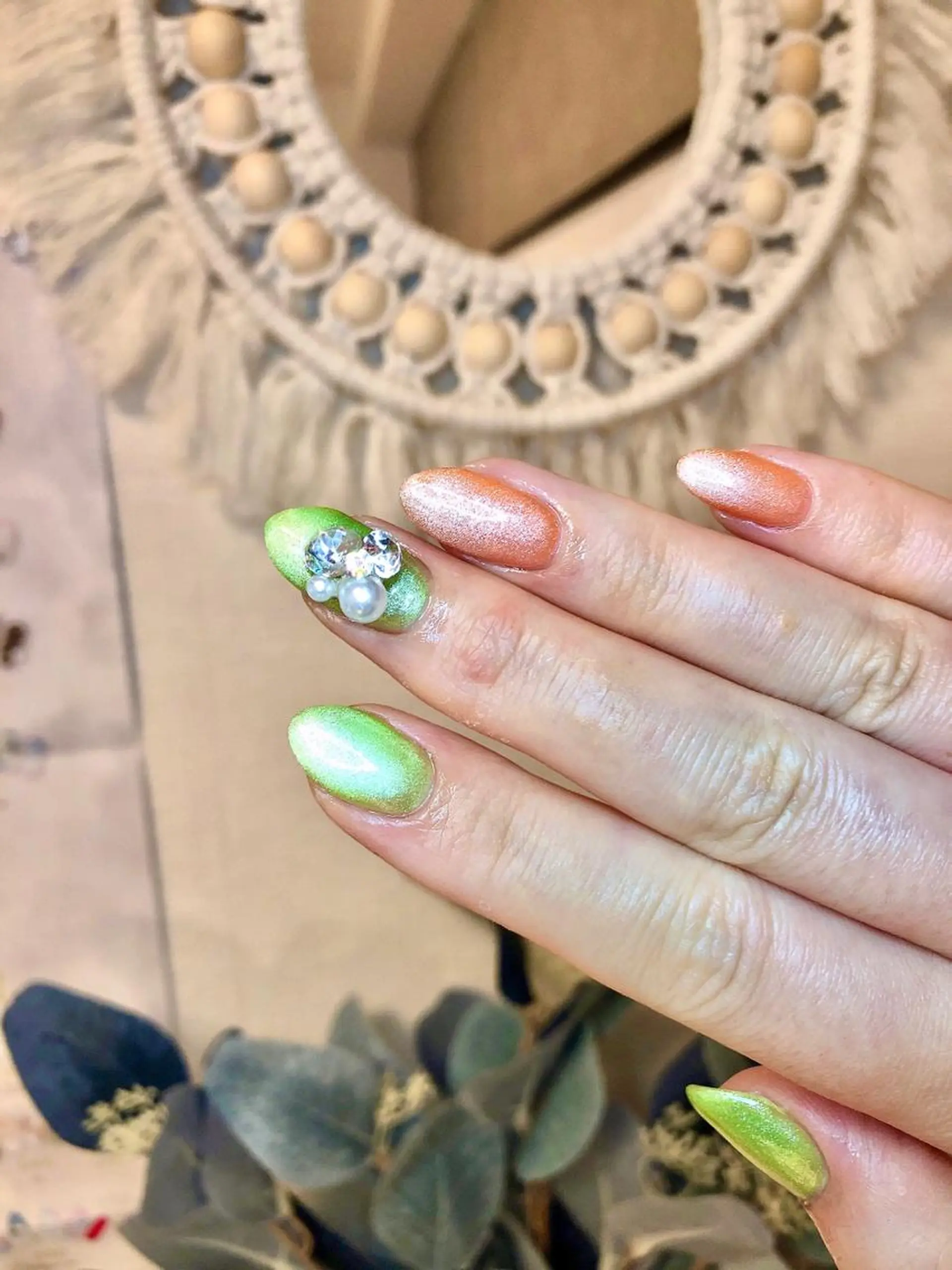 ネイル マグネットネイル 🍭Kiara Nail🍭のネイルデザイン