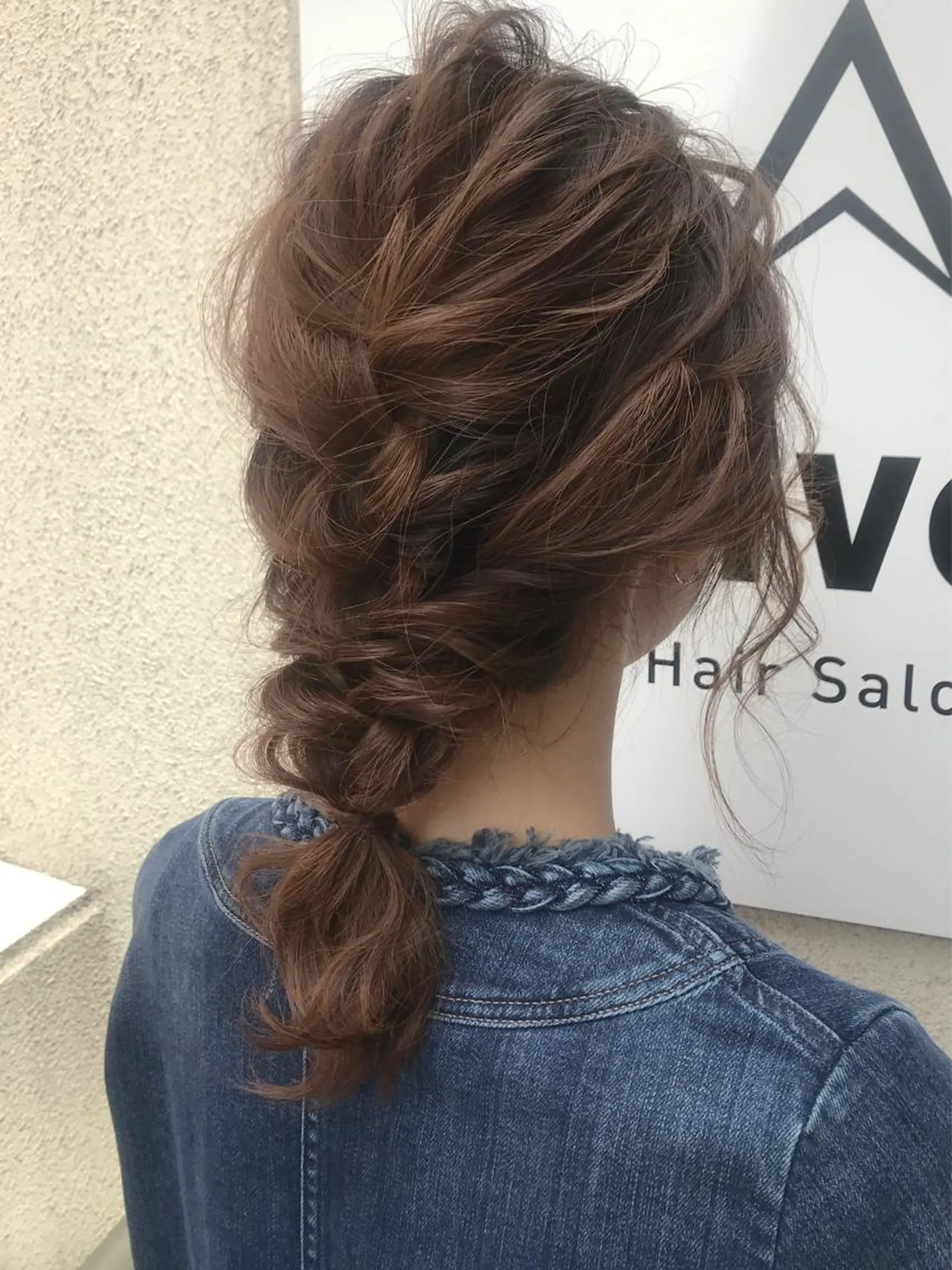 ミディアム ヘアアレンジ 小野 かなこのヘアスタイル