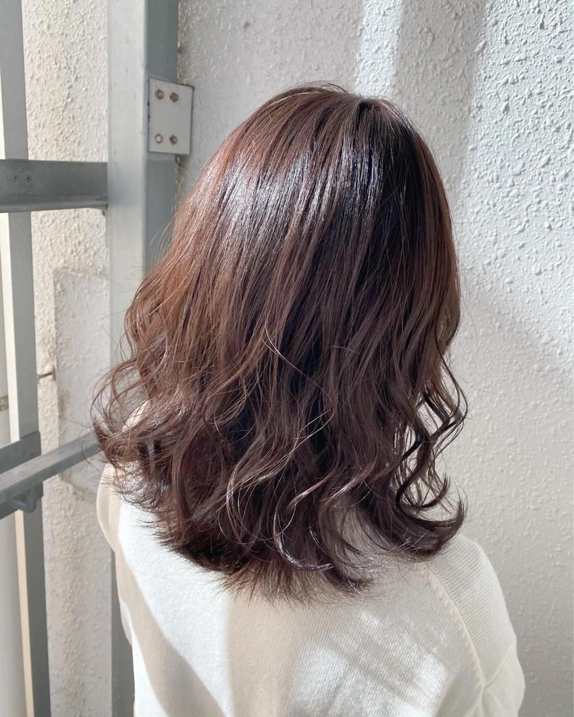 セミロング カラー カット ヘアカラー パーマ 後藤紗英/髪質改善 /オリーブベージュのヘアスタイル