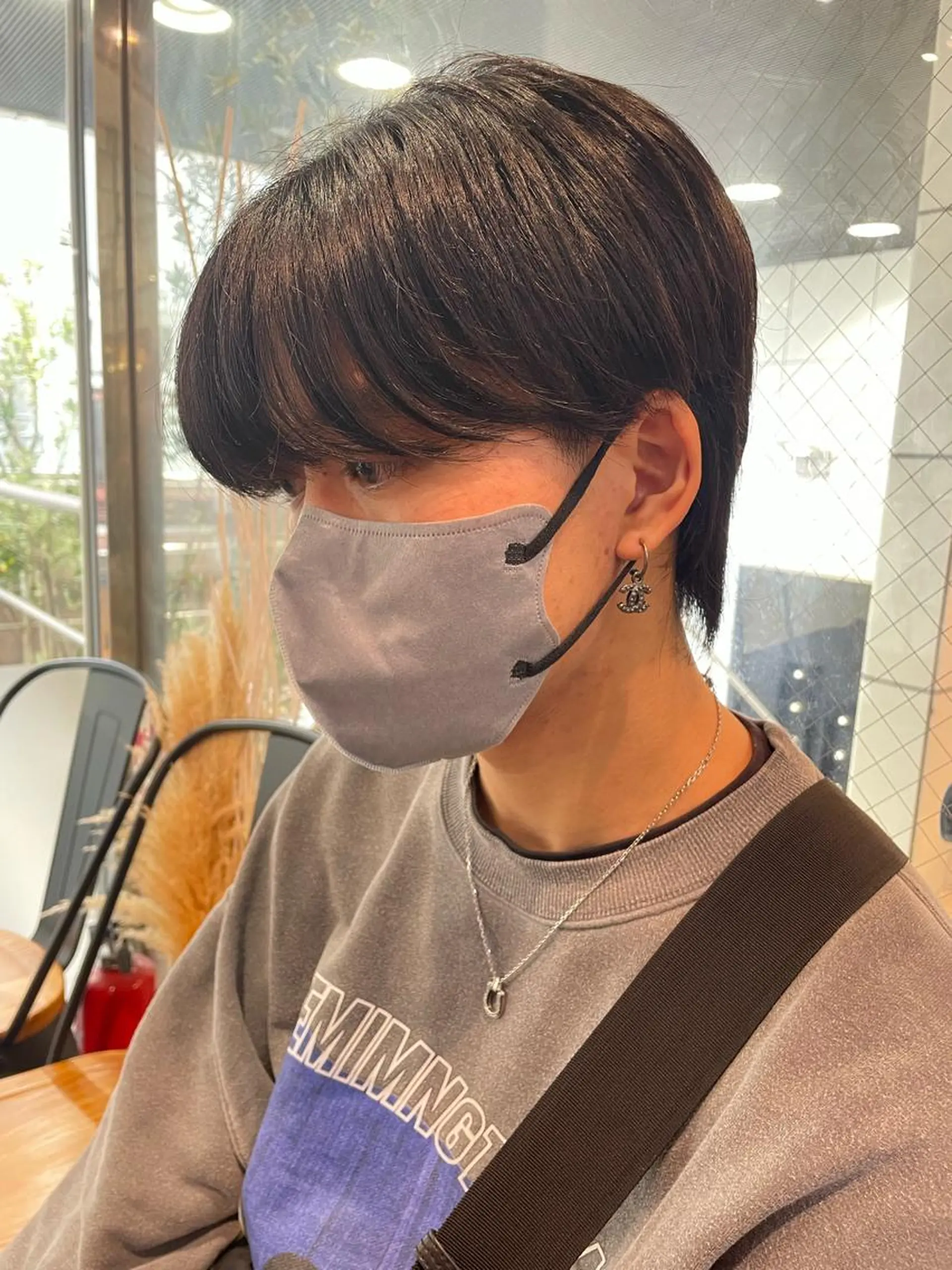 メンズ メンズハイトーン メンズパーマ 学生（メンズ向け） カット パーマ メンズ/ブリーチなし サクラ🌸のヘアスタイル