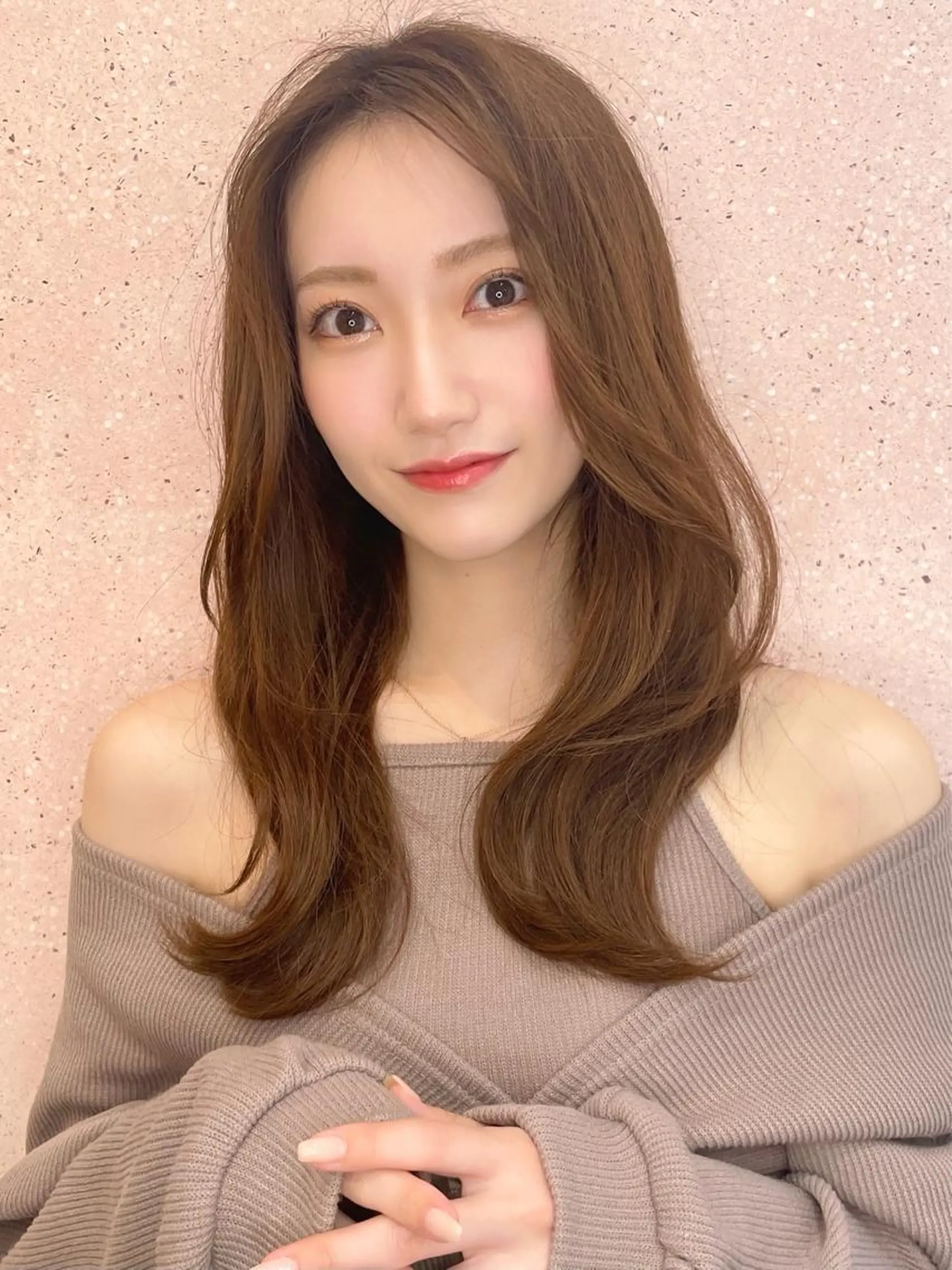 ロング カラー 韓国ヘア🤍顔周り/ 髪質改善✨/林遼一郎のヘアスタイル