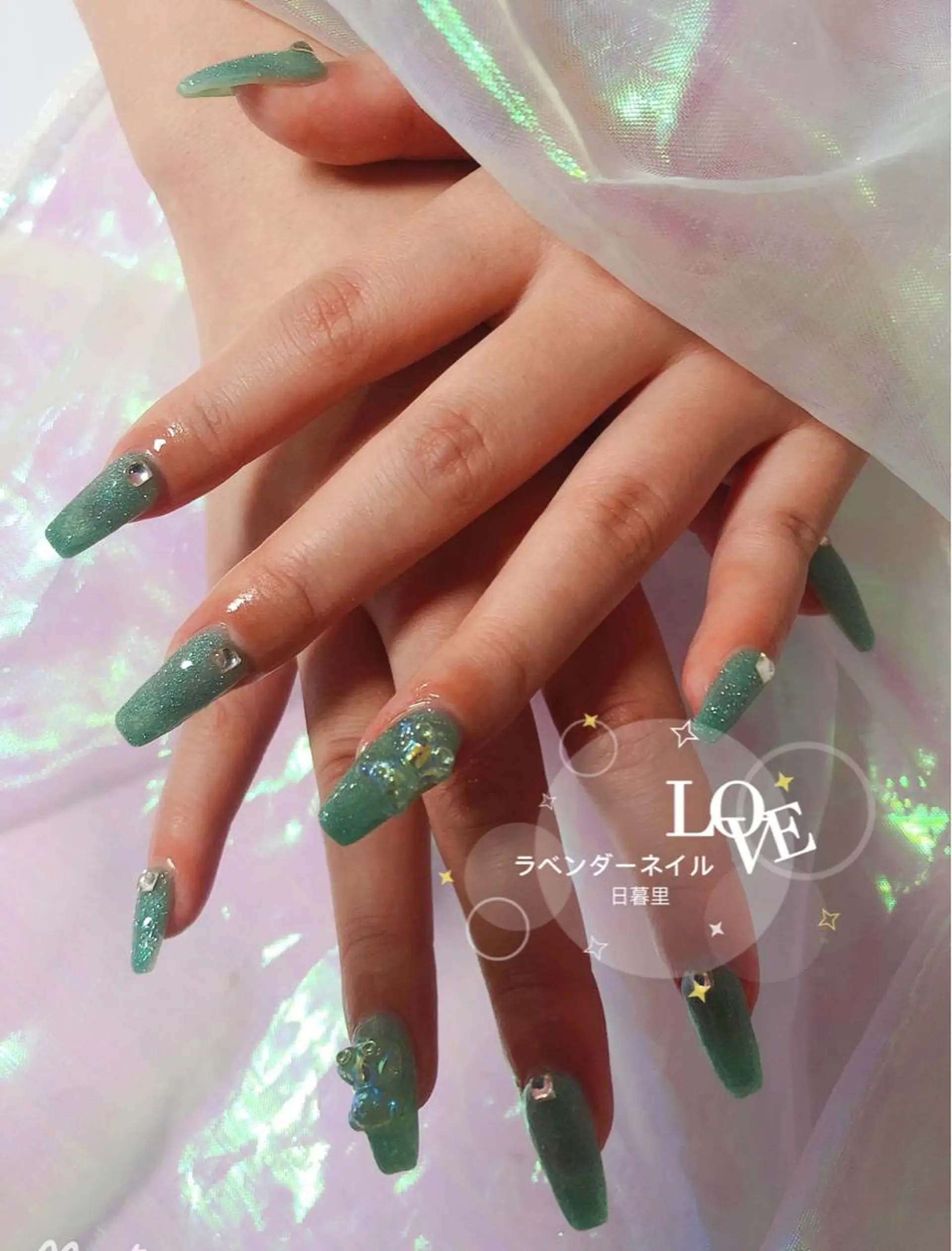 ネイル ラベンダー💖日暮里 ルル💖ネイルのネイルデザイン
