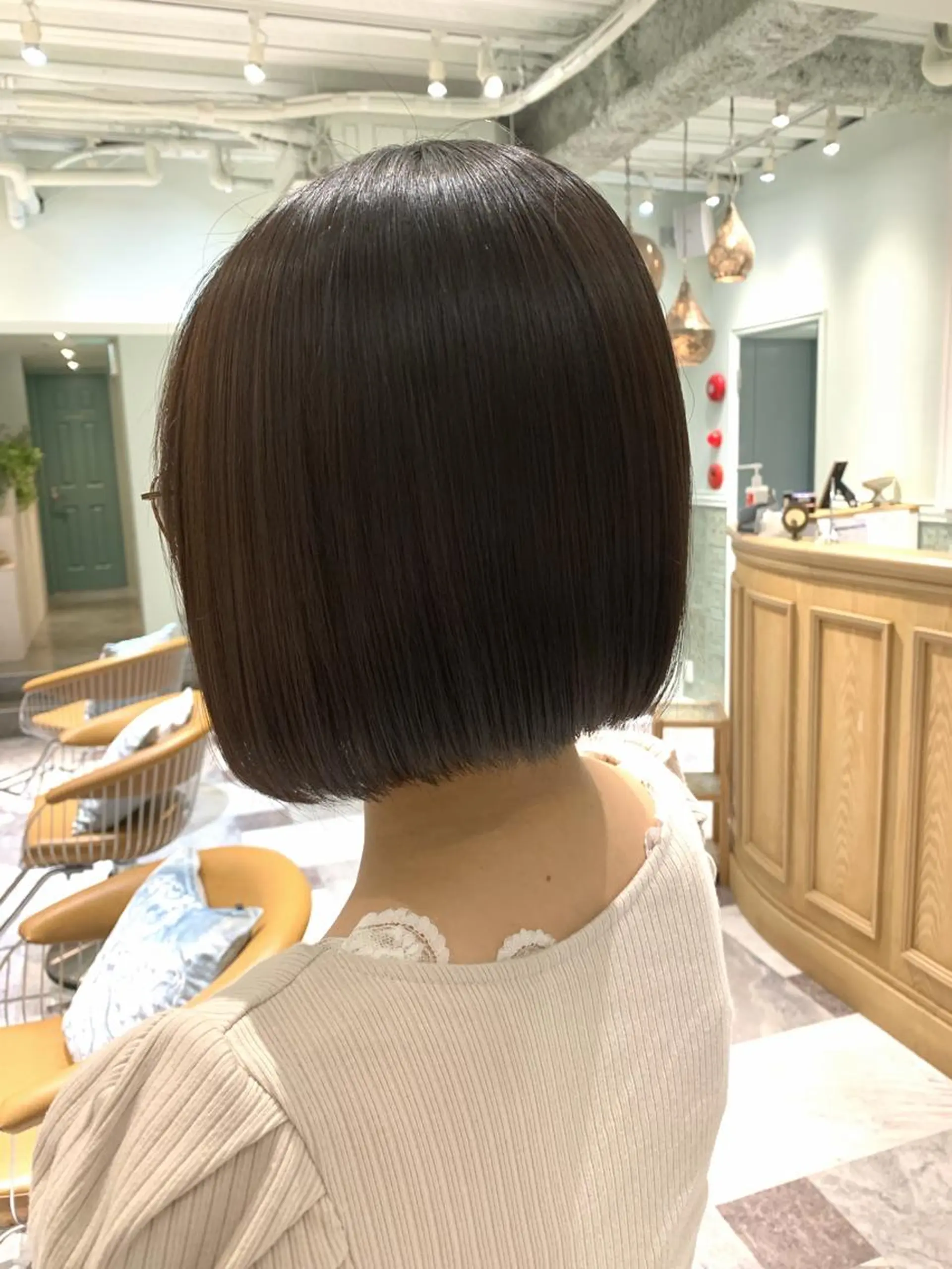 ショート カット ヘアカラー トリートメント レイヤーカット/ 顔周り 五島巨幹のヘアスタイル
