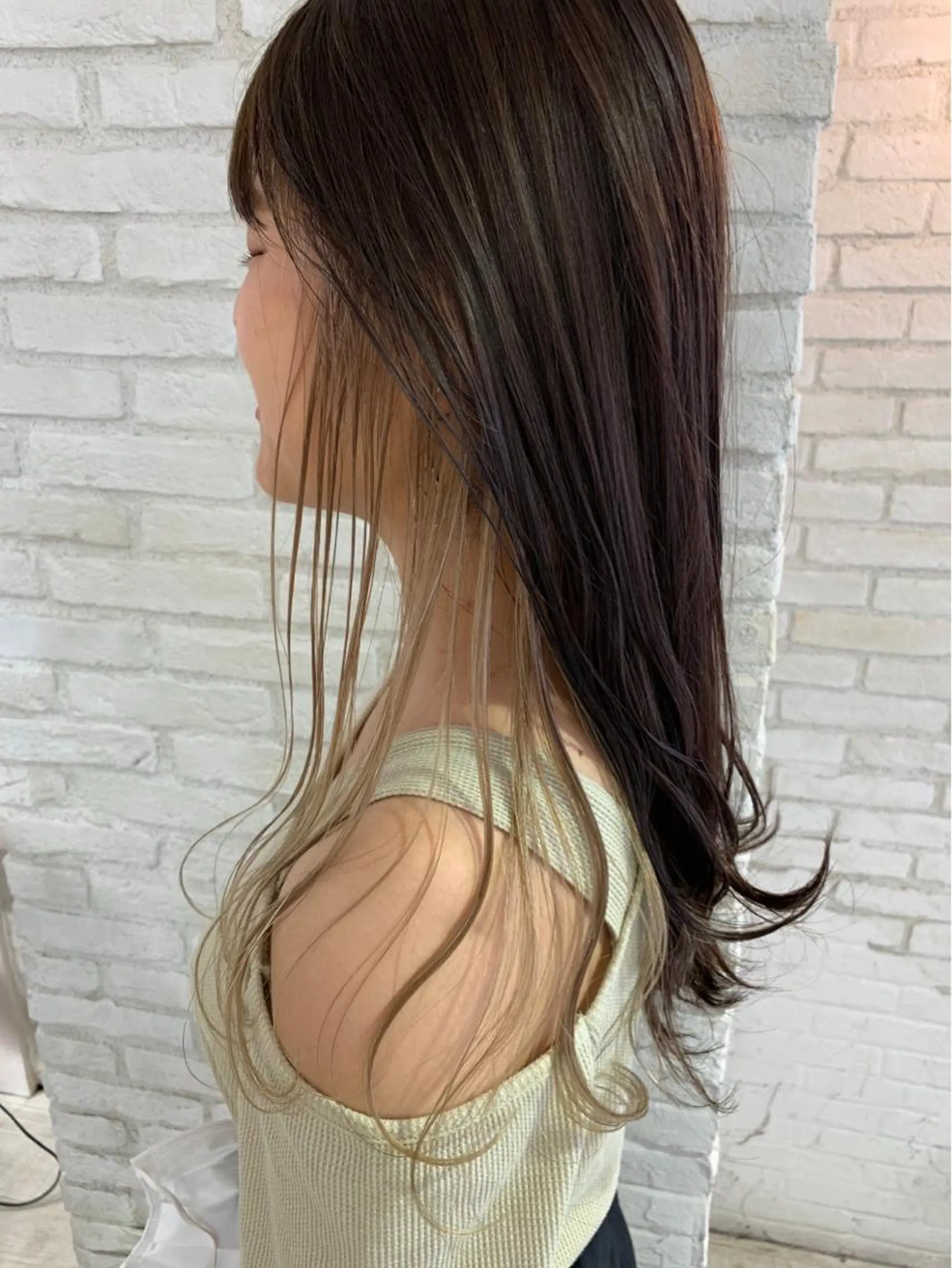 ロング カラー 韓国ヘア/艶カラー /田中悠佑のヘアスタイル