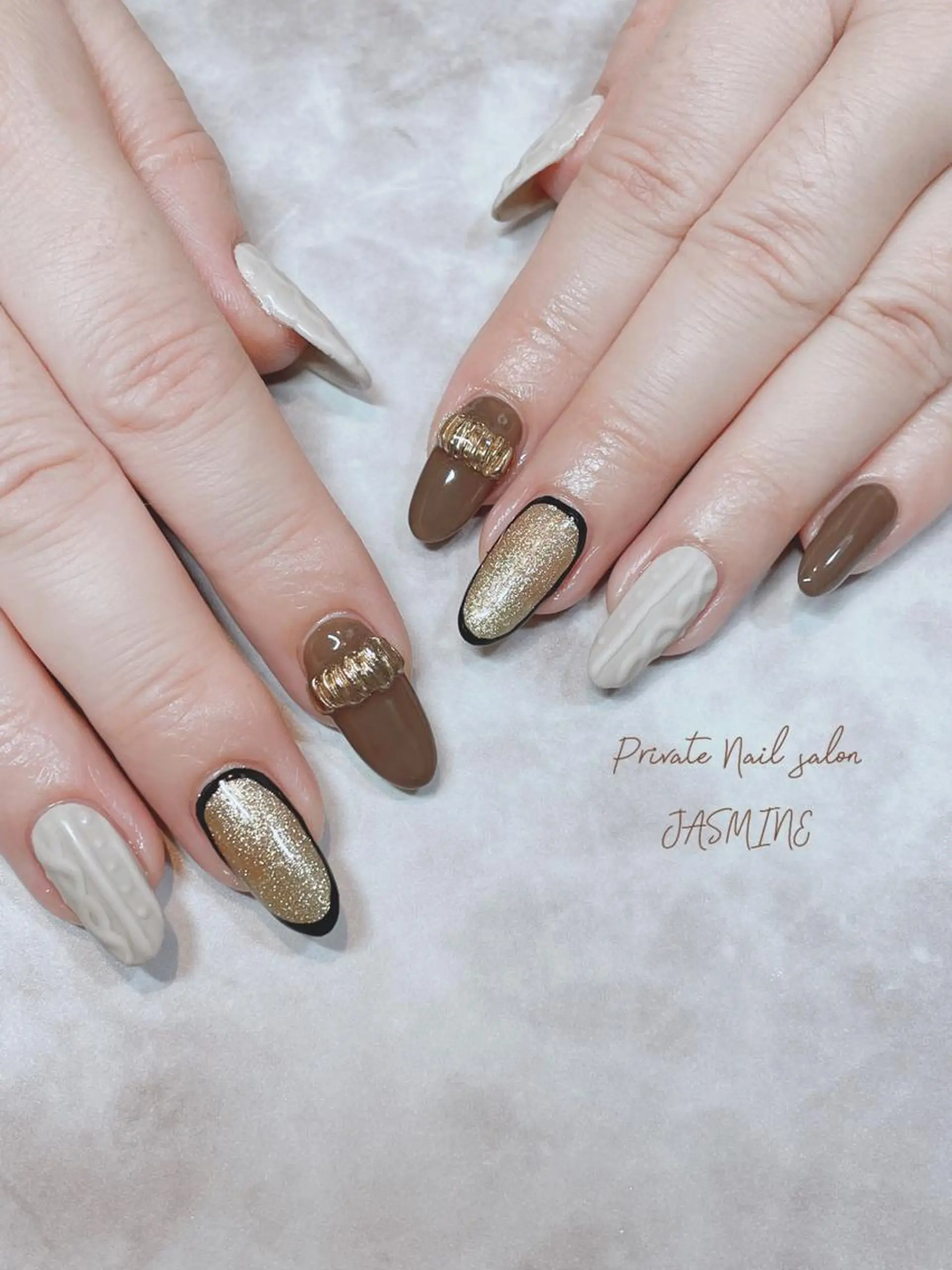 ネイル ミラーネイル Nail salon JASMINEのネイルデザイン
