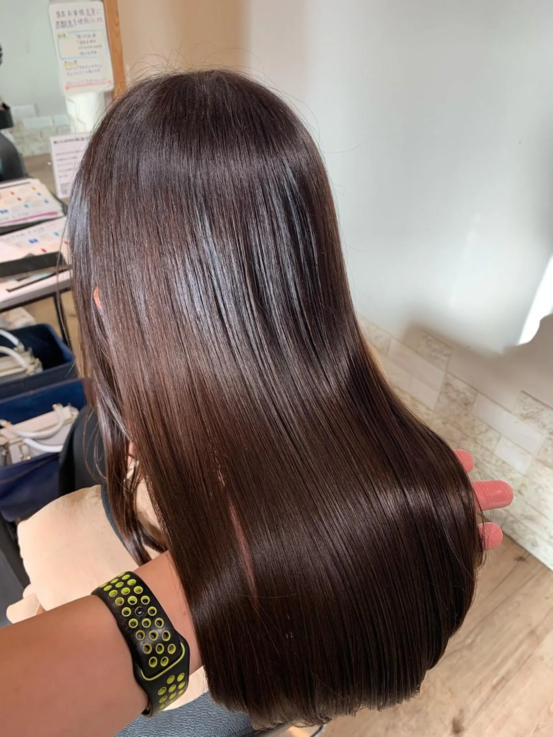 セミロング カラー カット トリートメント 大久保 隆蔵のヘアスタイル