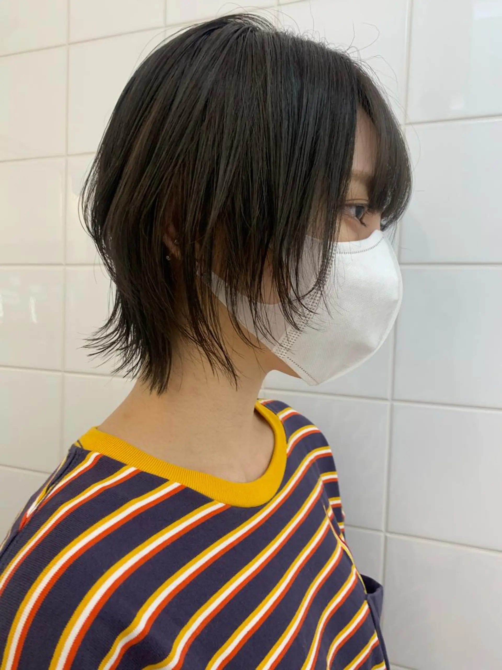 ショート カラー ヘアアレンジ カット ヘアカラー トリートメント 🧨ブリーチー×ボブ レイヤー💎じゅえるのヘアスタイル