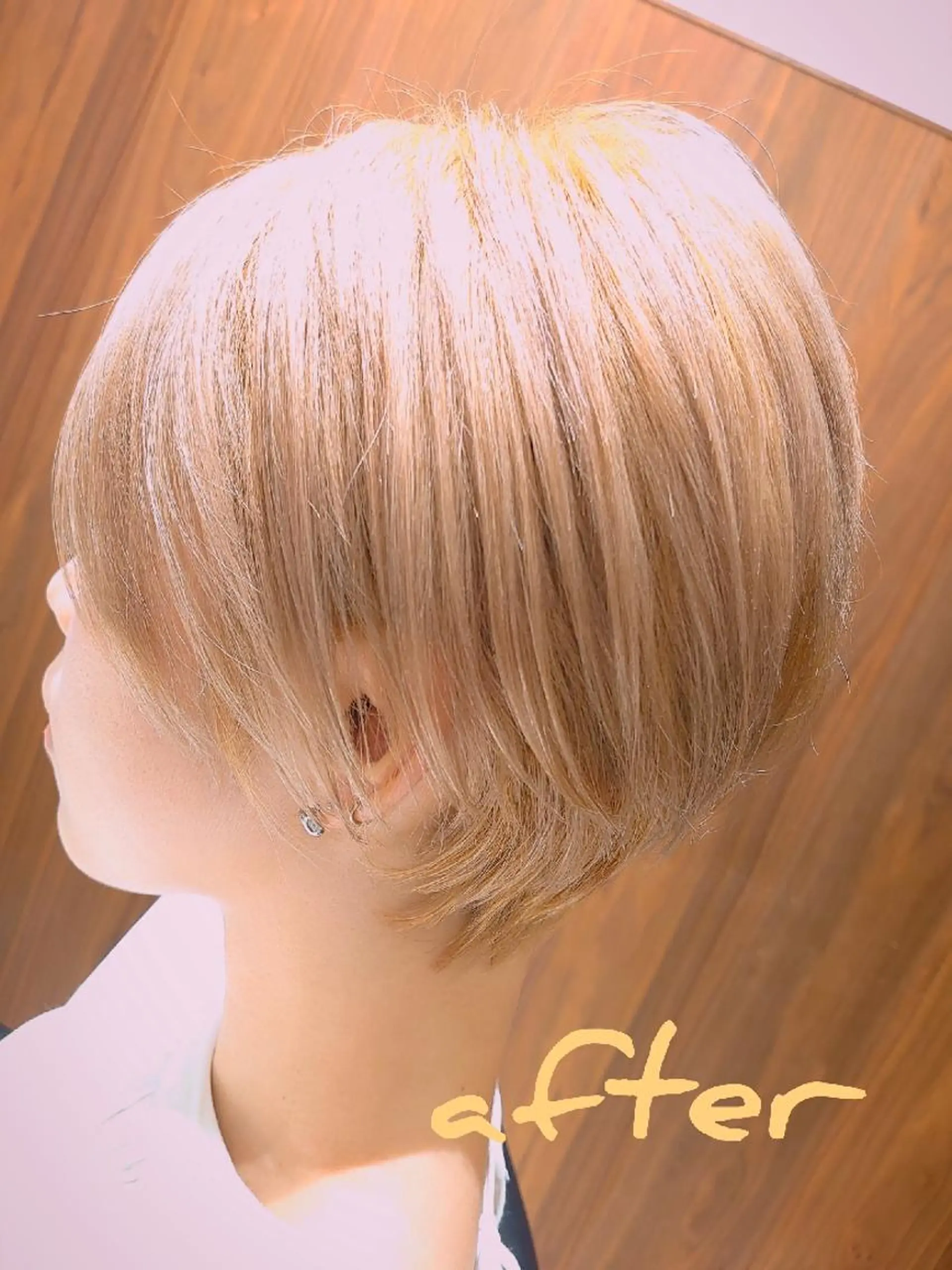 ショート カラー GO TODAY SHAiRE SALON キラリトギンザ店所属・🐱higajo🐱 比嘉門(ヒガジョウ)のヘアスタイル