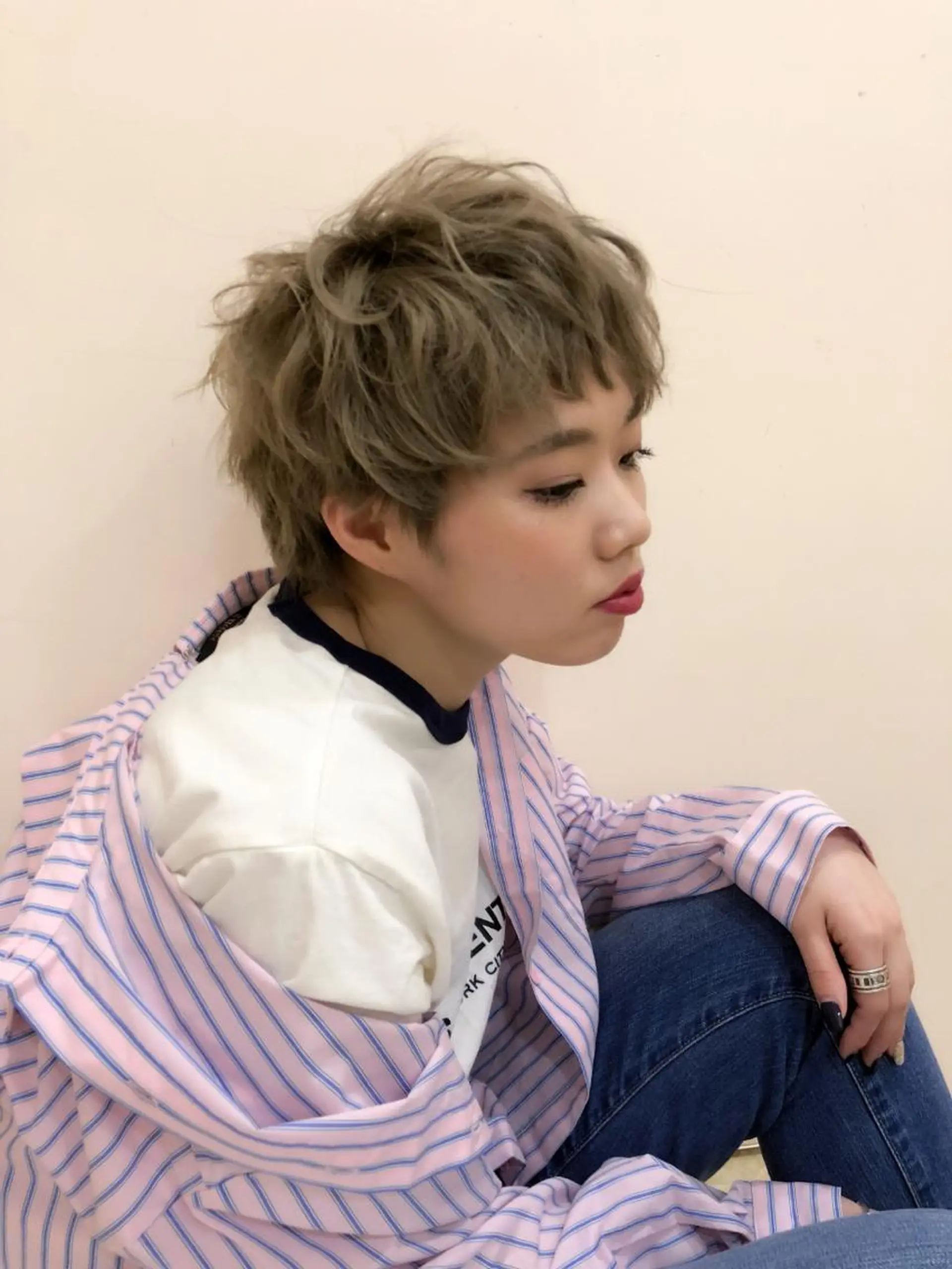 ショート カラー sato yoshikiのヘアスタイル