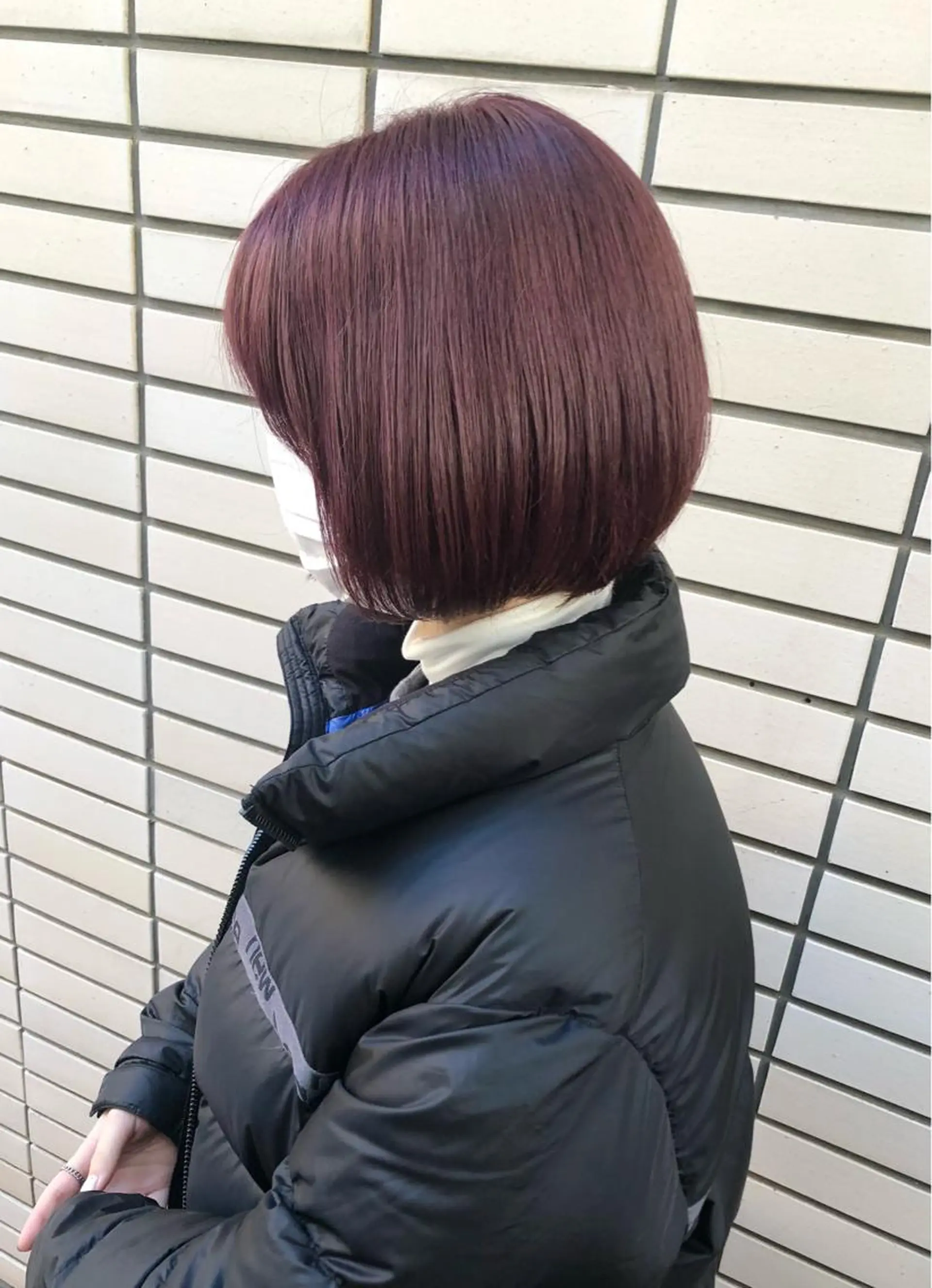 ショート カラー 切りっぱなしボブ ブラウンカラー カシス ボブ 2nd所属・🤍2nd🤍田所 美希のヘアスタイル